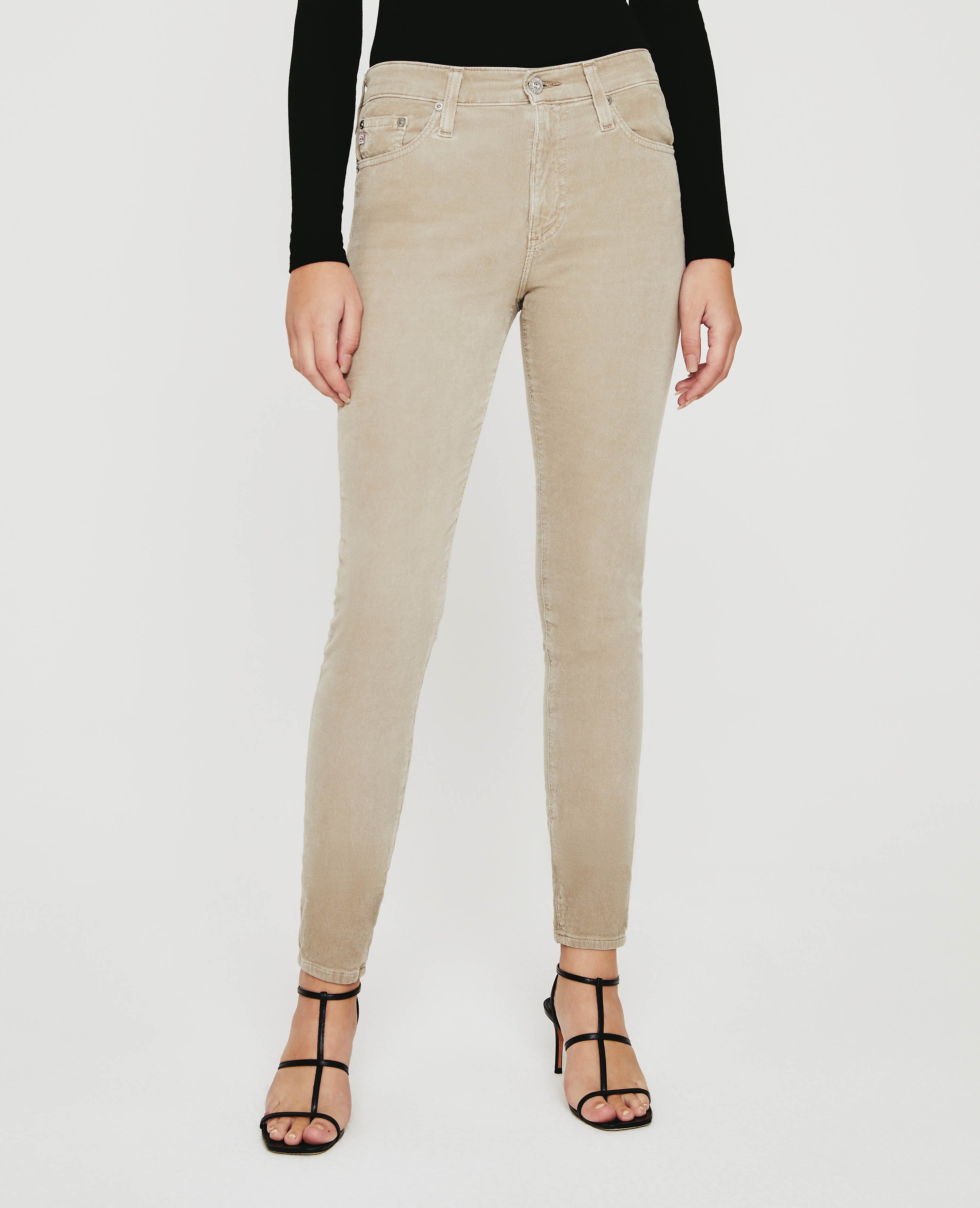 Womens Farrah Skinny 1 Year Sulfur Silk Bamboo