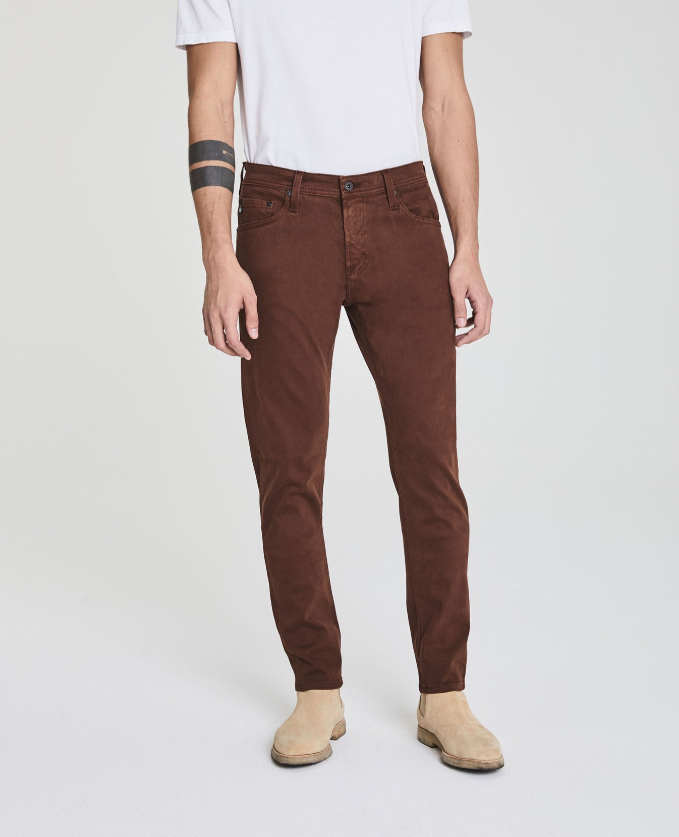 Dylan Dusty Auburn Slim Skinny Men Bottoms Photo 3