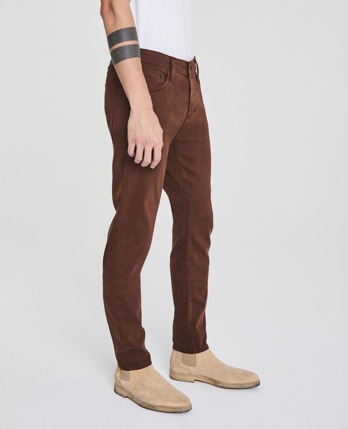 Dylan Dusty Auburn Slim Skinny Men Bottoms Photo 4