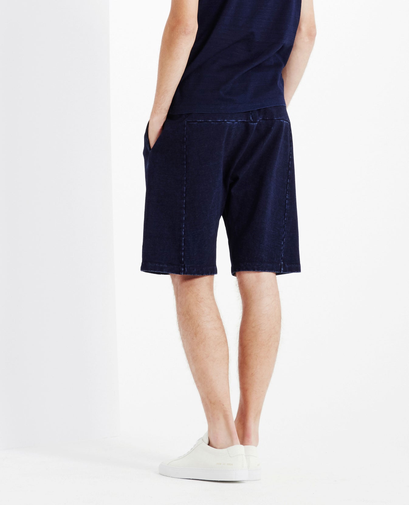 Cu Short Indigo Knit Three Indigo Capsule Men Bottom Photo 3