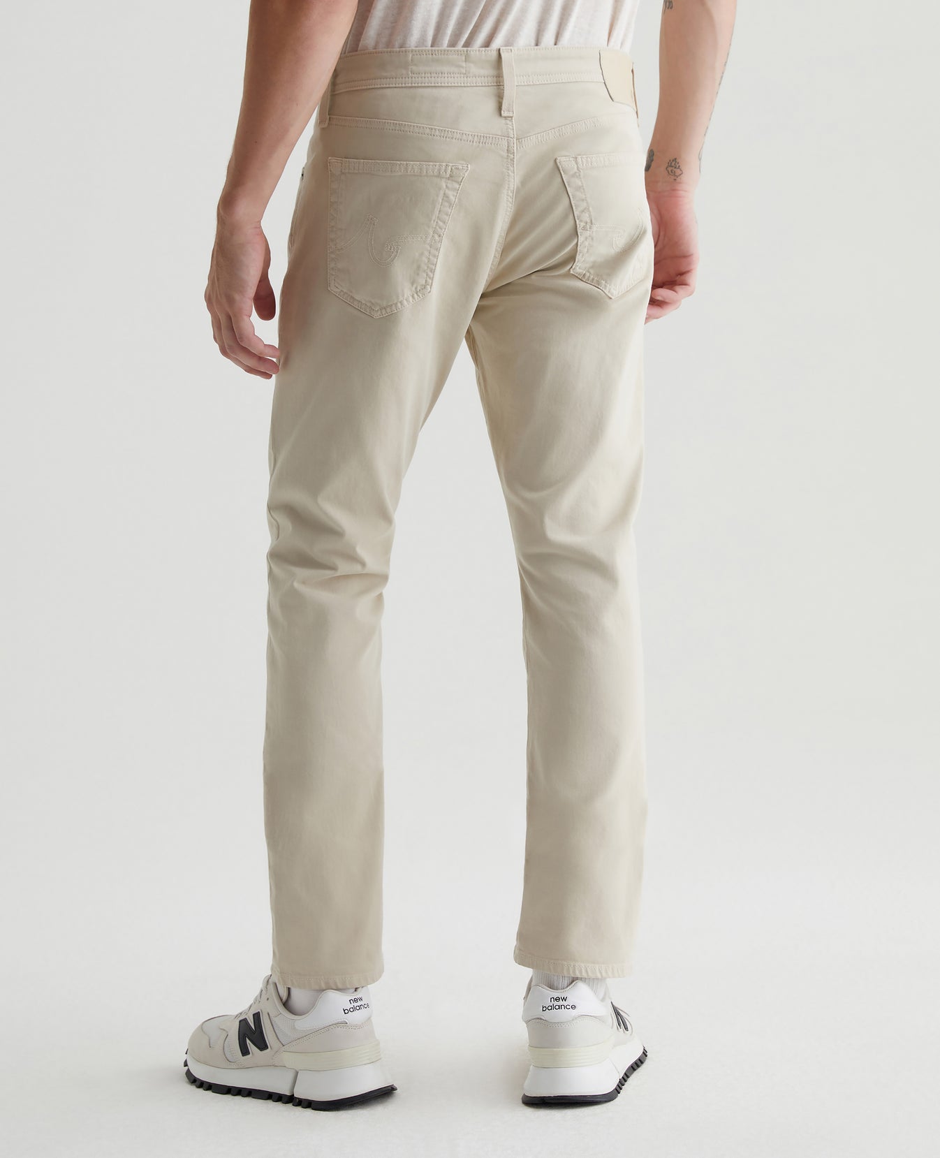 Everett Sud Cream Froth Mens Bottom Photo 6