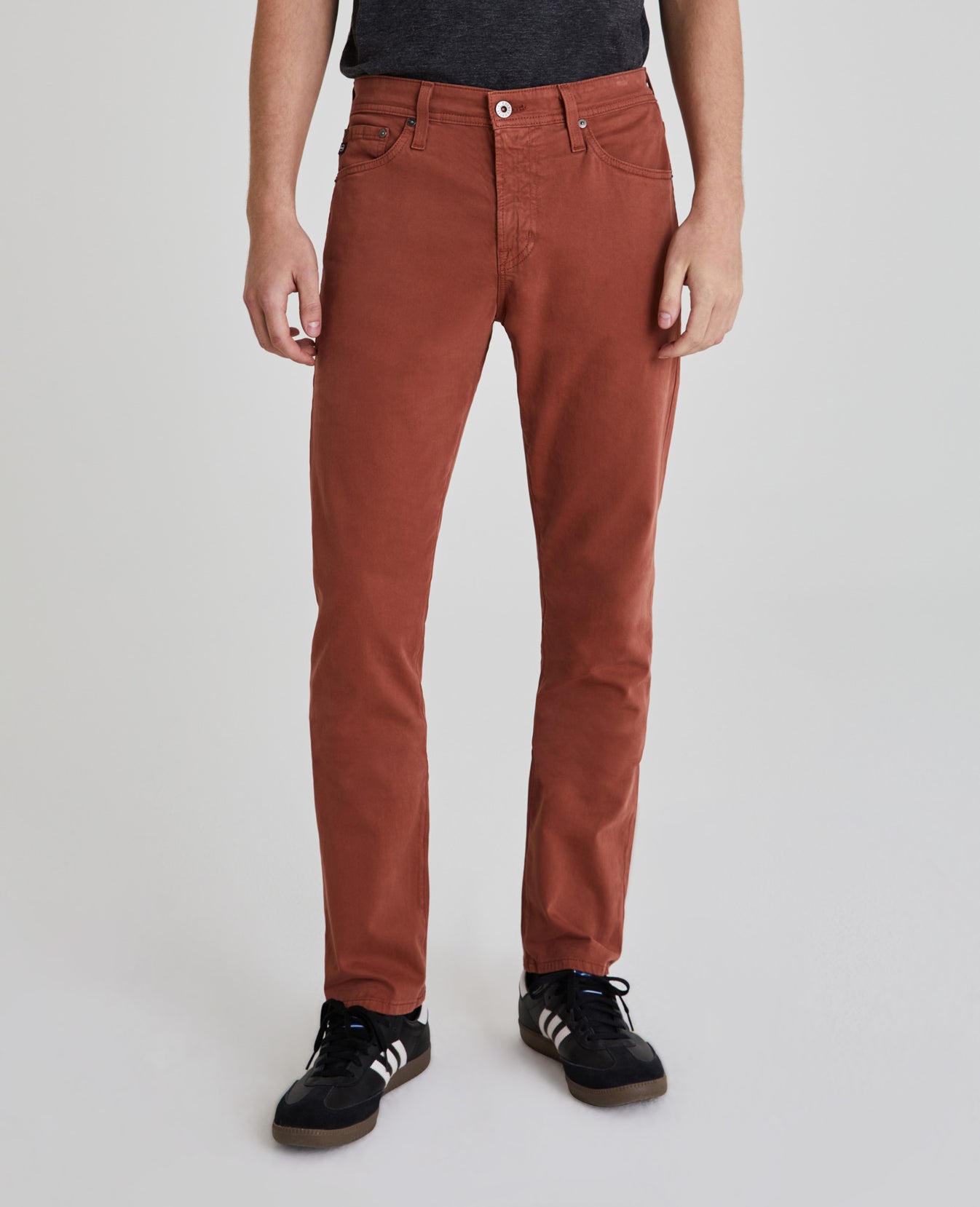 Everett Worn Copper Slim Straight Men Bottoms Photo 2