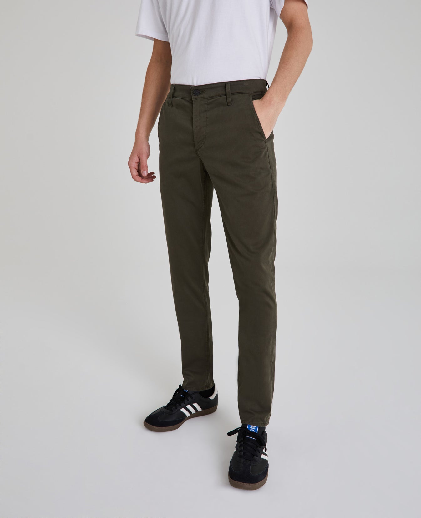 Jamison Dark Algae Skinny Trouser Men Bottoms Photo 3