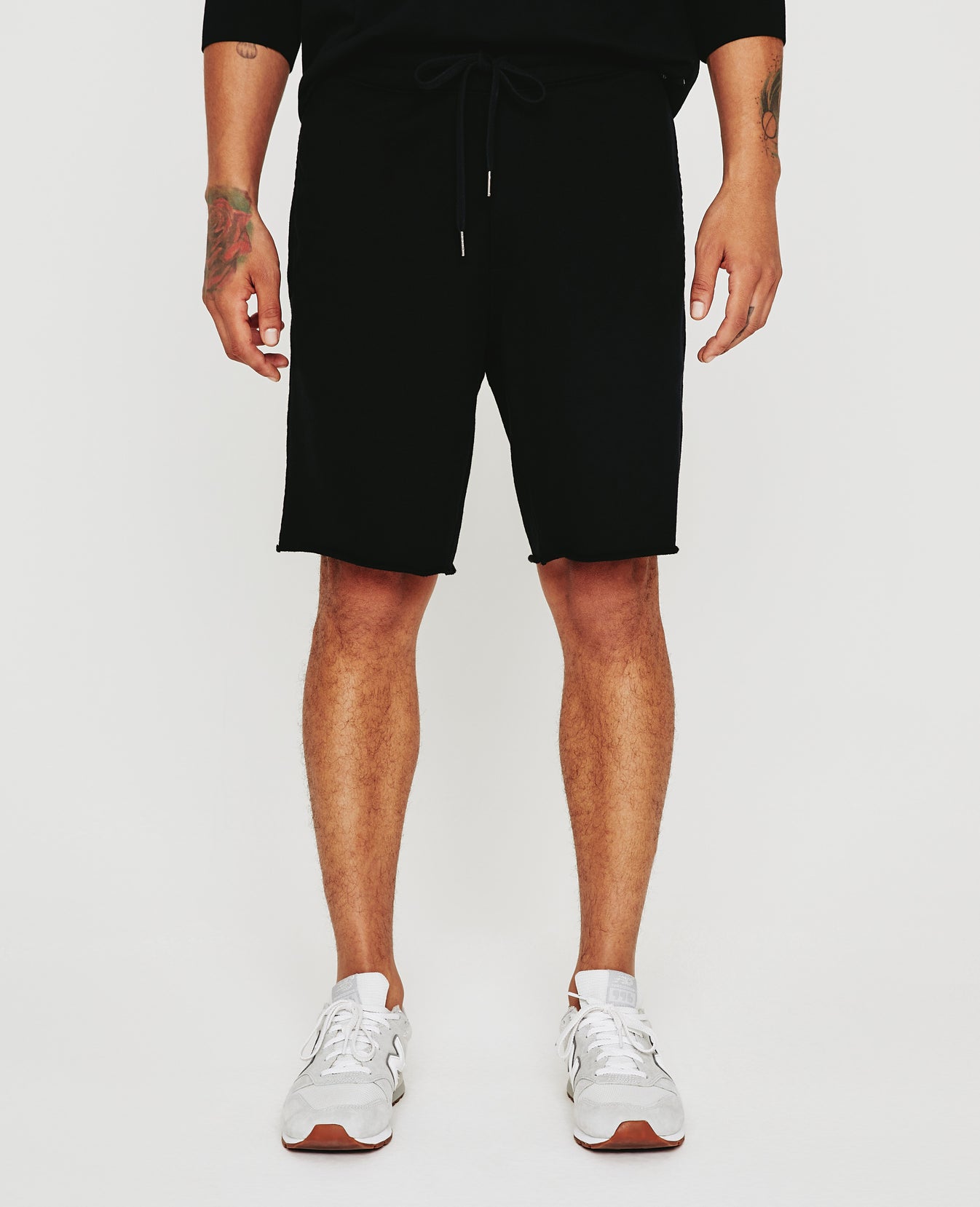 Kenji Sweatshort True Black Mens Bottom Photo 2