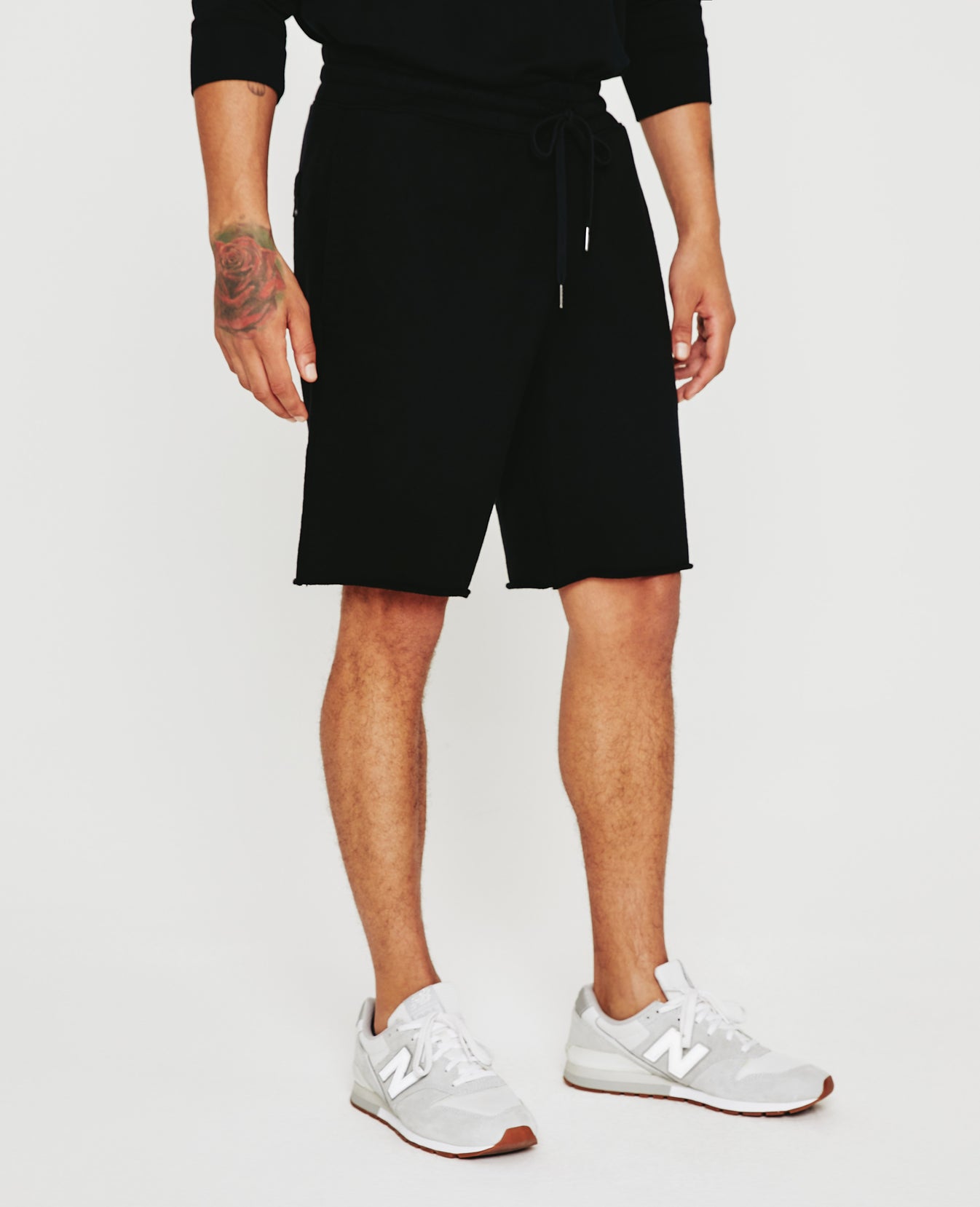 Kenji Sweatshort True Black Mens Bottom Photo 4