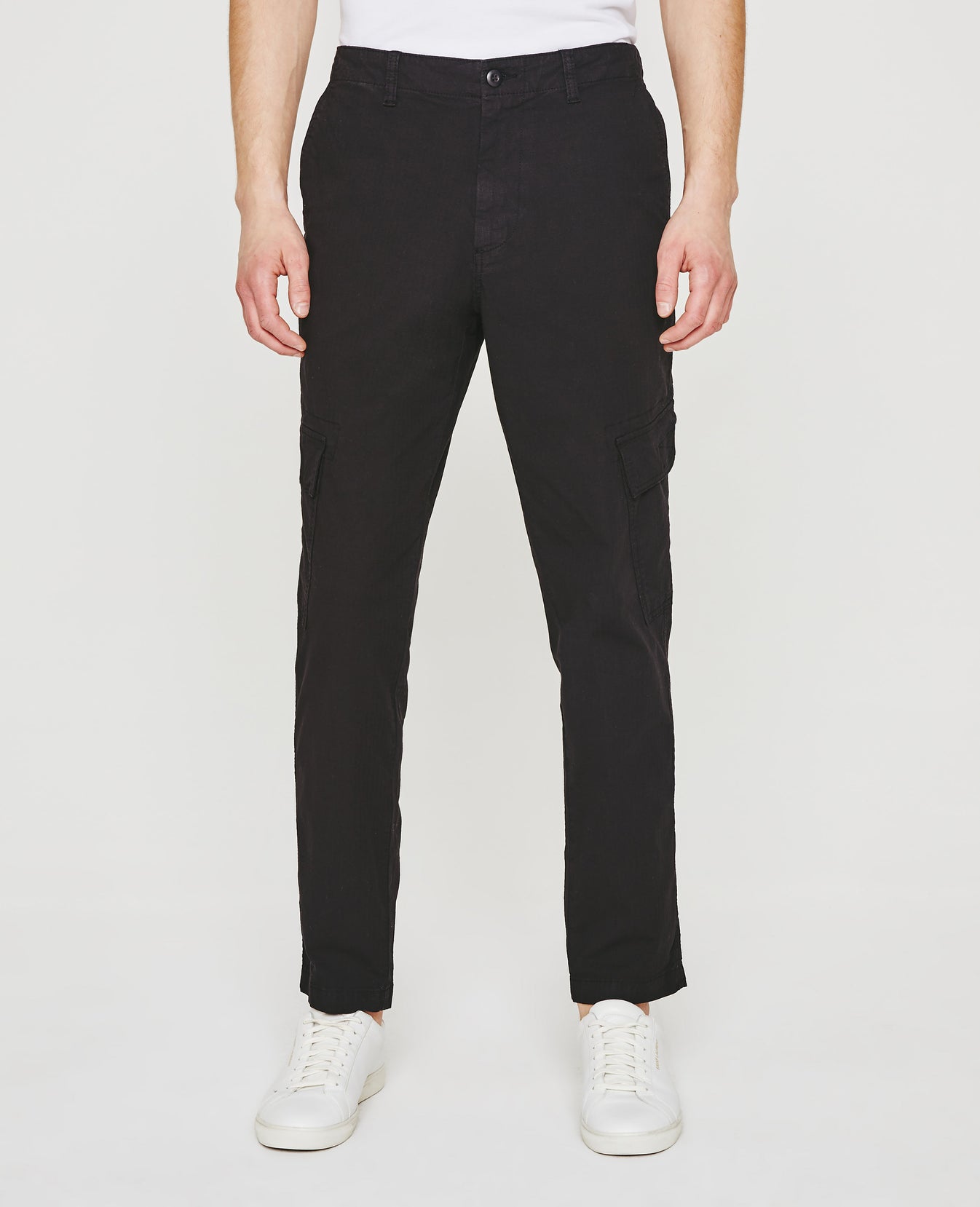 Wells Cargo Pure Black mens Bottom Photo 4