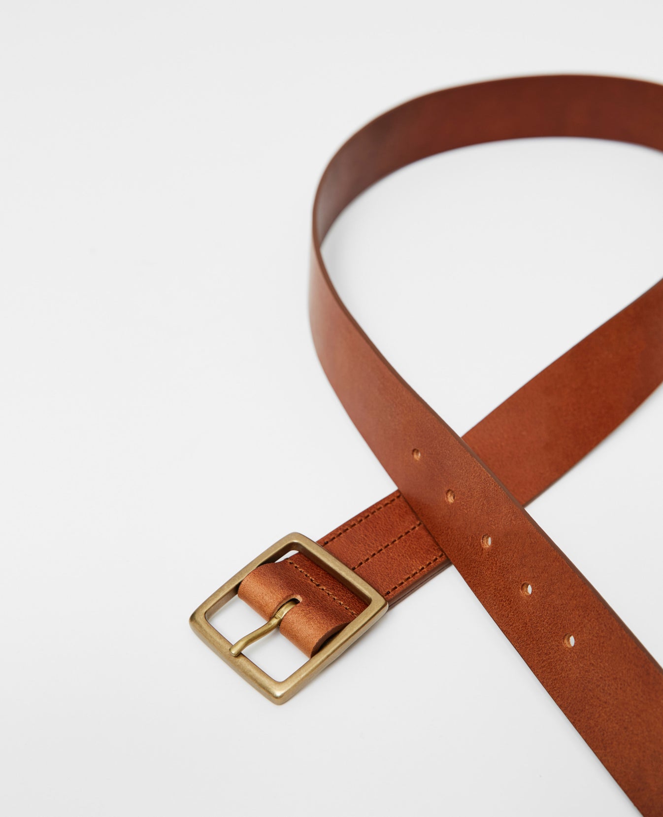 Joshua Belt Toasted Brown Unisex Leather Belt Accessory Accessory Photo 1