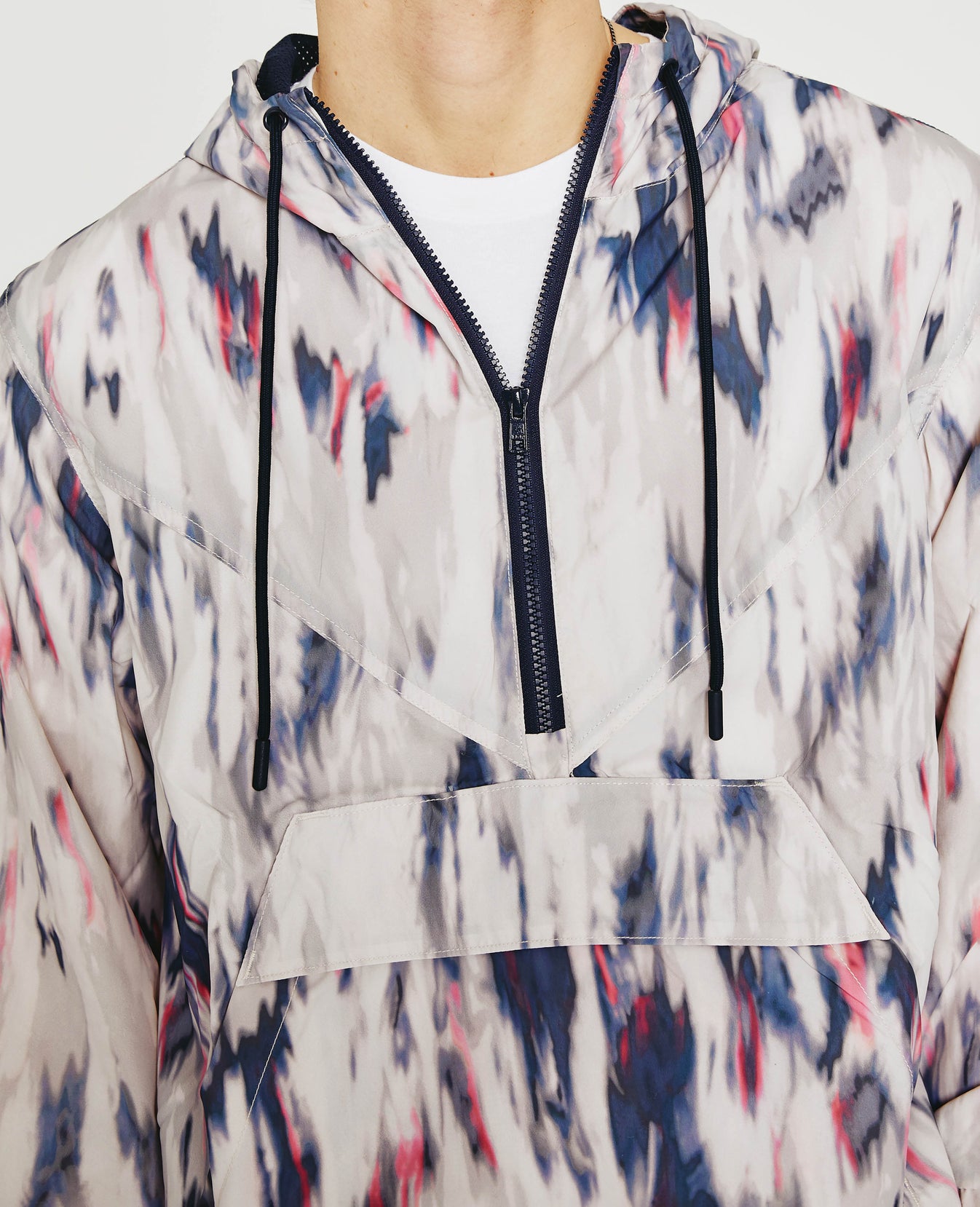 Kent Anorak Ikat Waterfall Blue Multi mens Top Photo 3