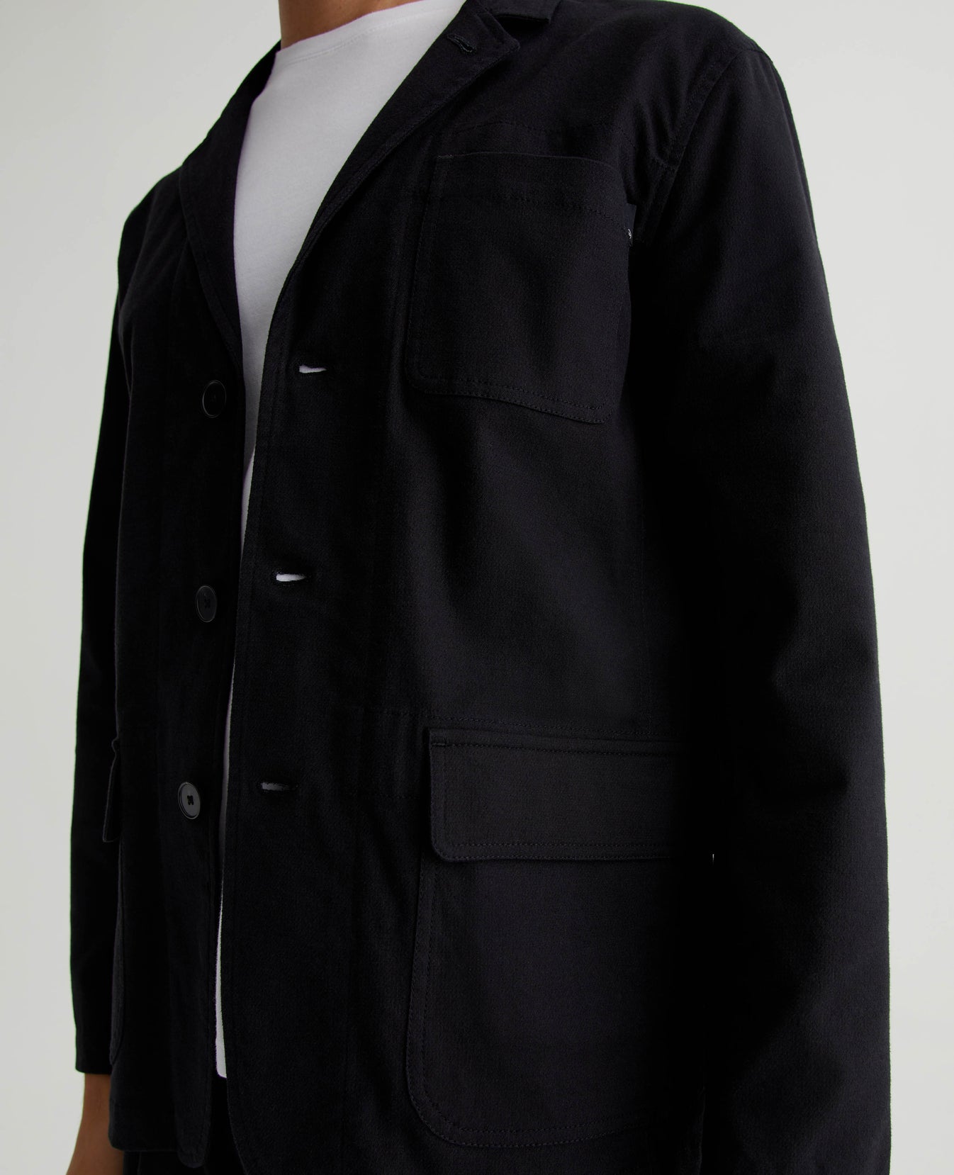 Landon Blazer True Black Mens Top Photo 3