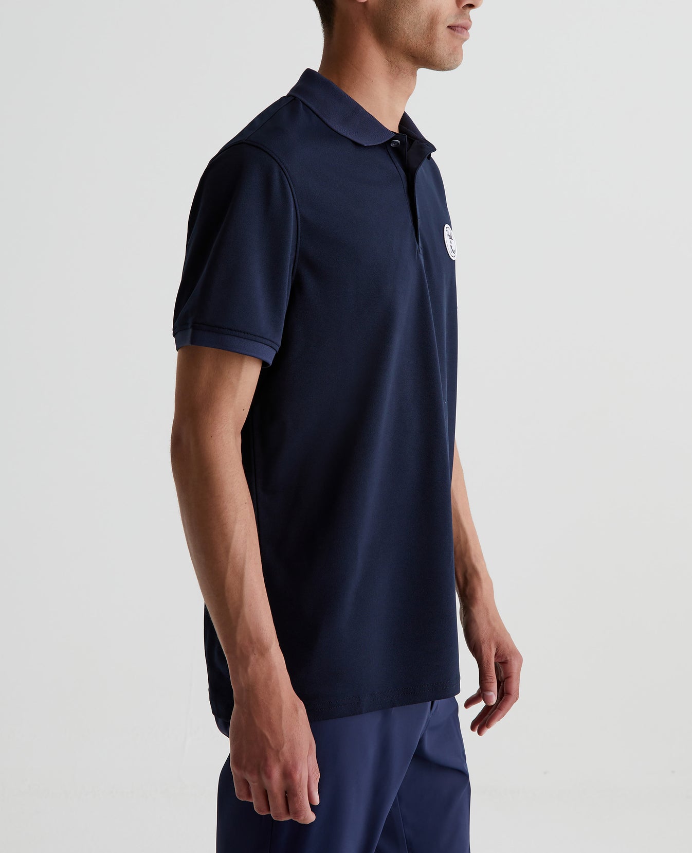 The Hole In One Polo 2 Naval Blue Mens Top Photo 2