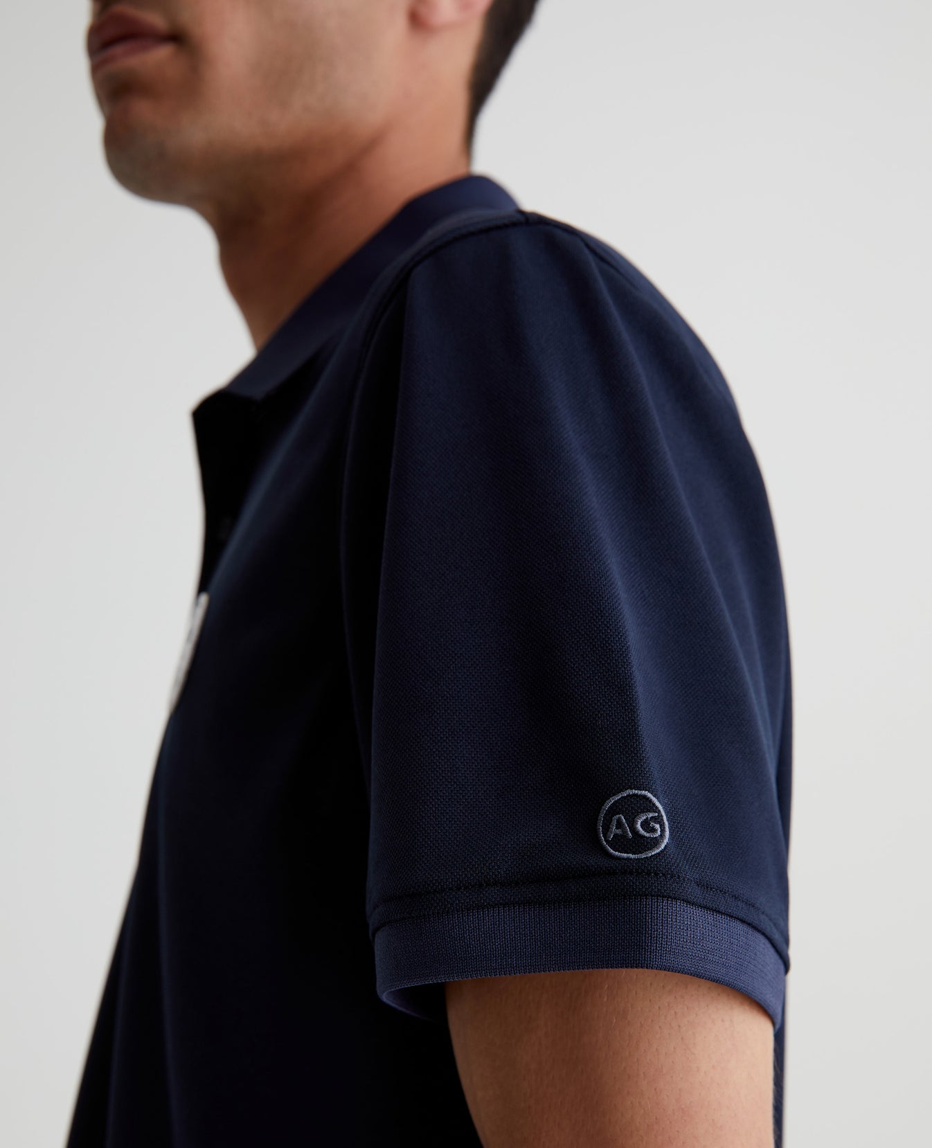 The Hole In One Polo 2 Naval Blue Mens Top Photo 5