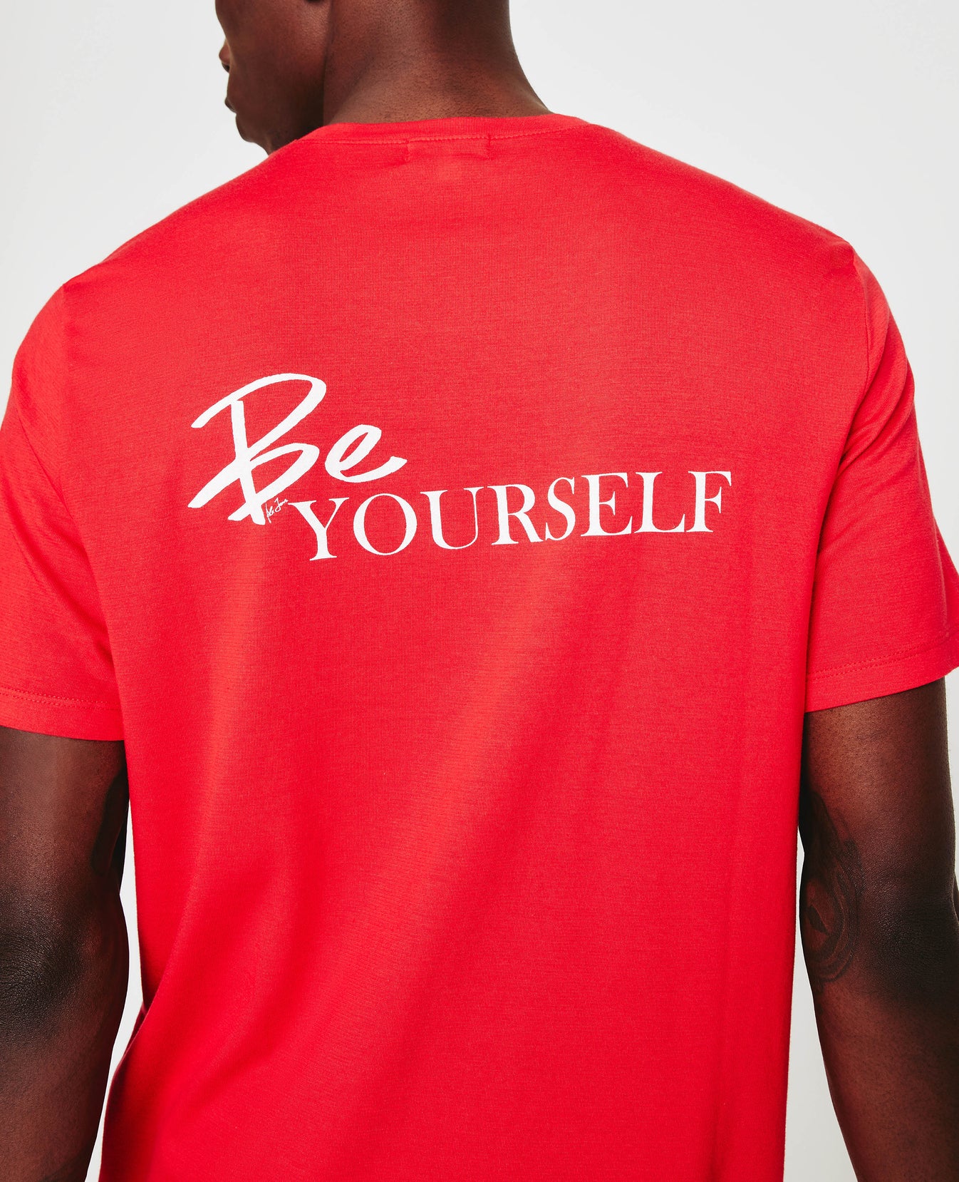 Bryce Crew Be Yourself Clever Red Mens Top Photo 7