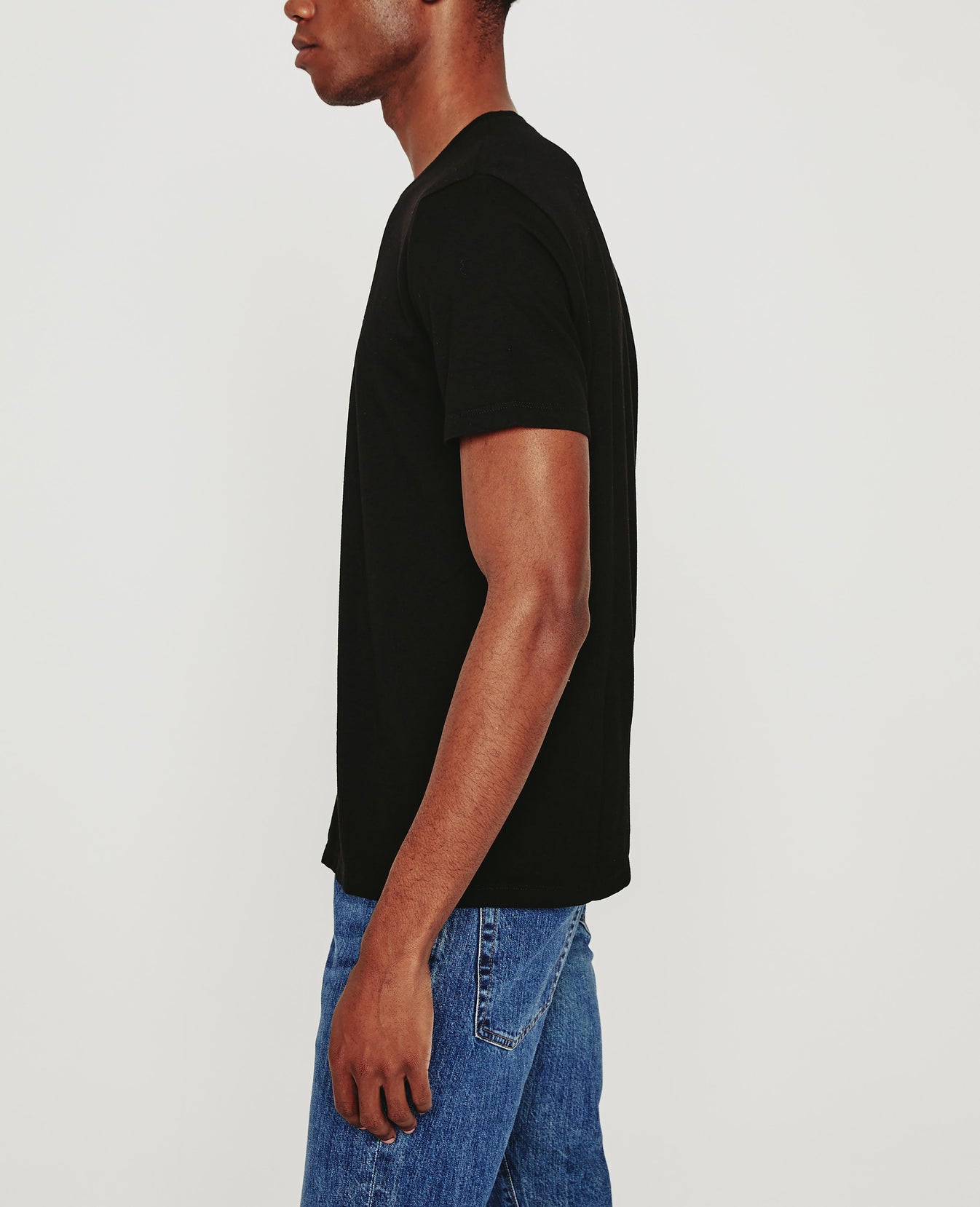 Bryce Crew True Black Classic Fit Crew Men Tops Photo 6