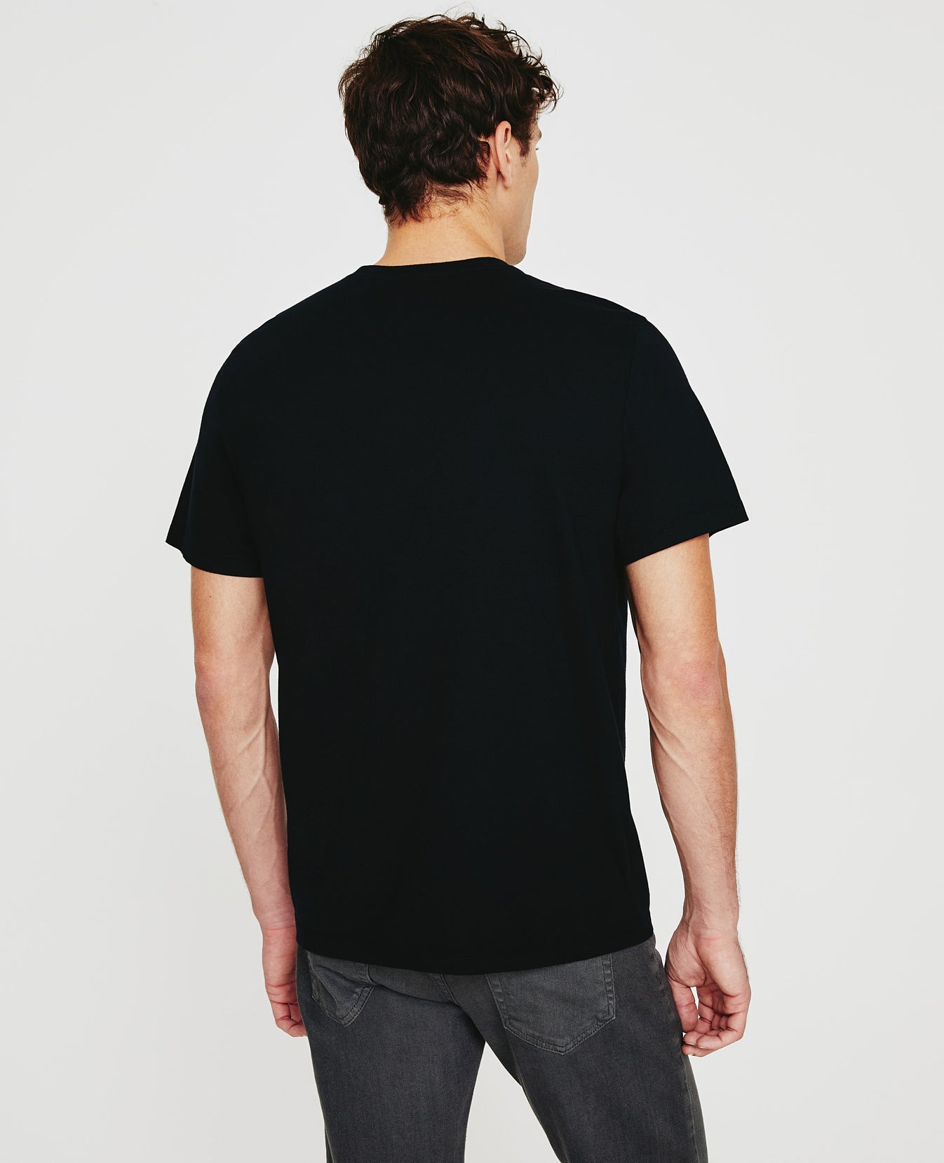 Bryce Crew Shadow Square True Black Mens Top Photo 9