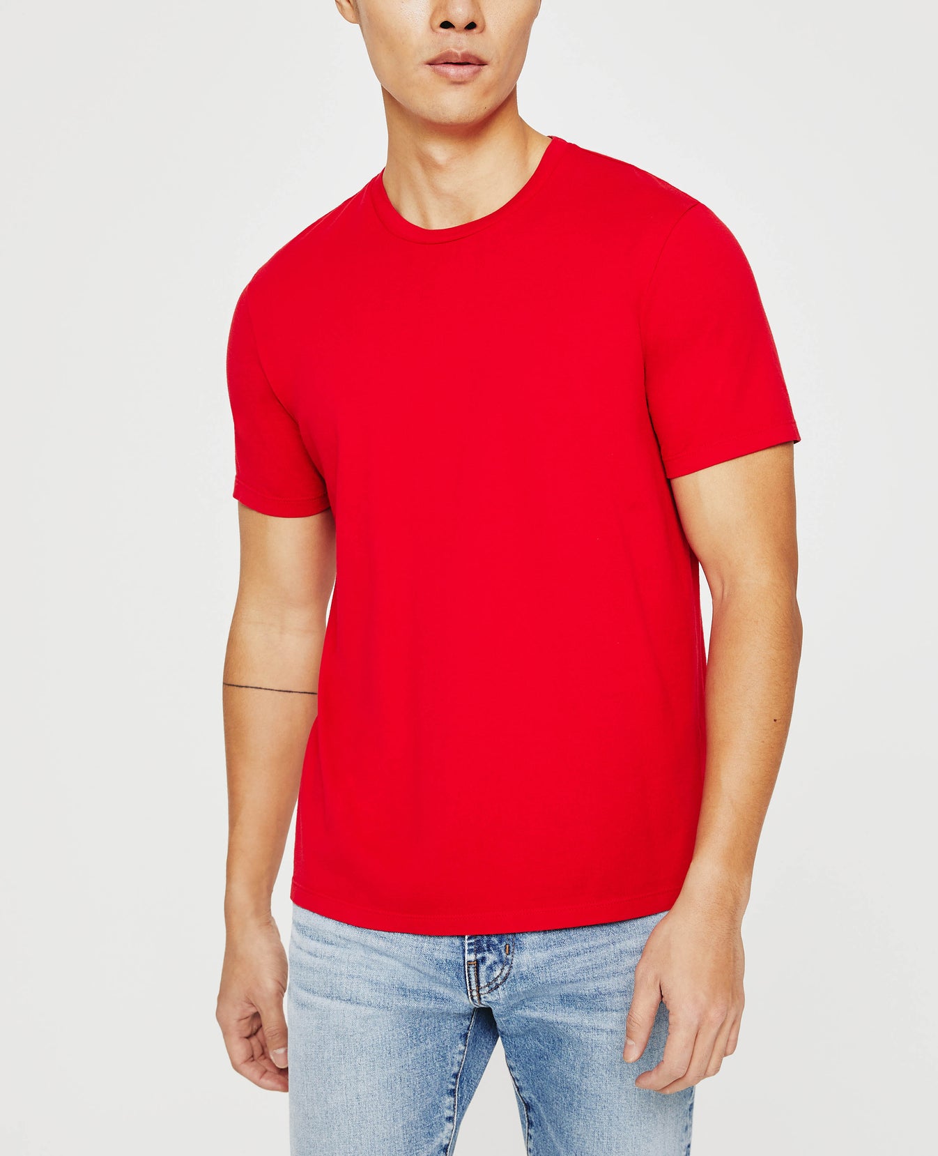 Bryce Crew True Red Mens Top Photo 1