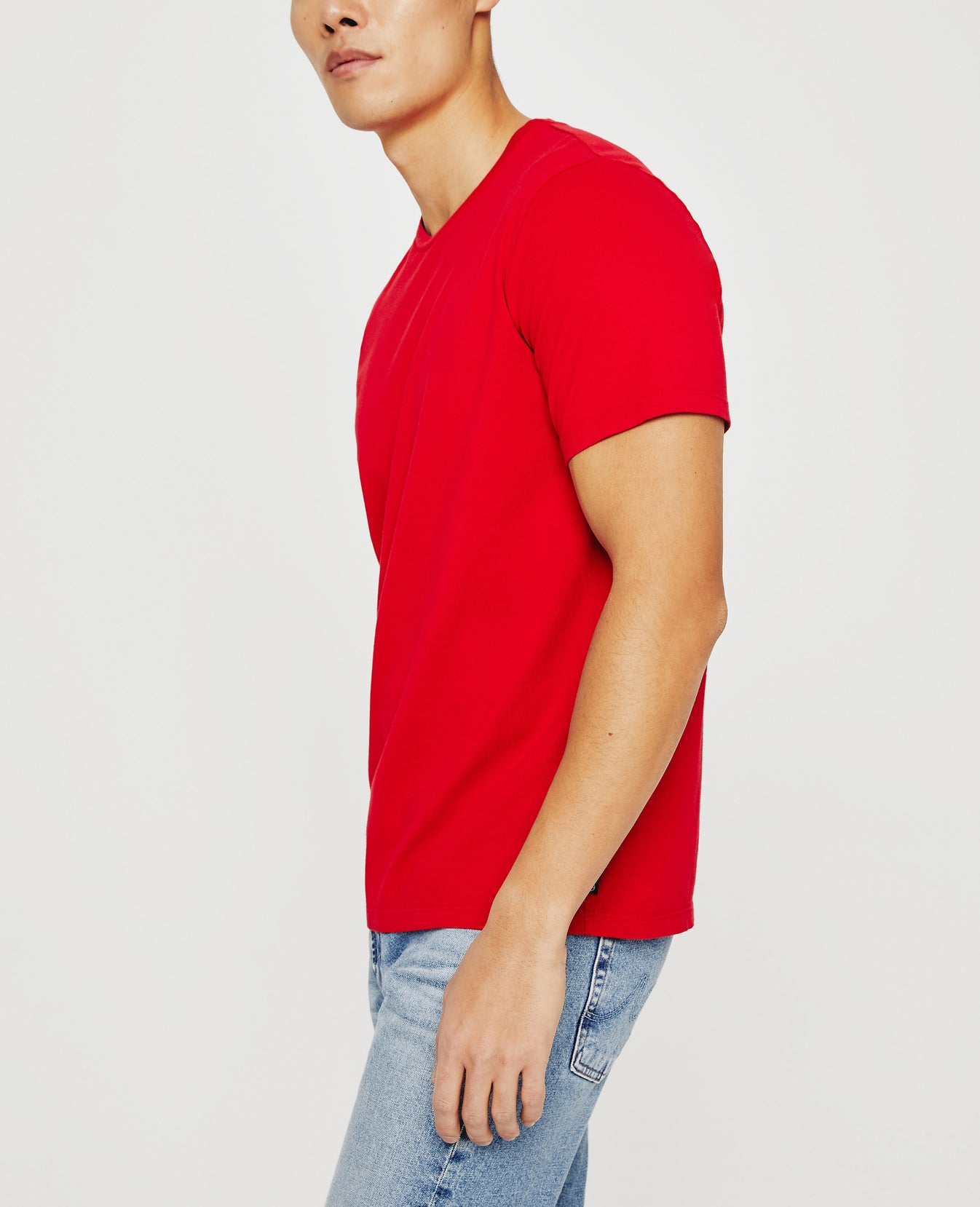 Bryce Crew True Red Mens Top Photo 3