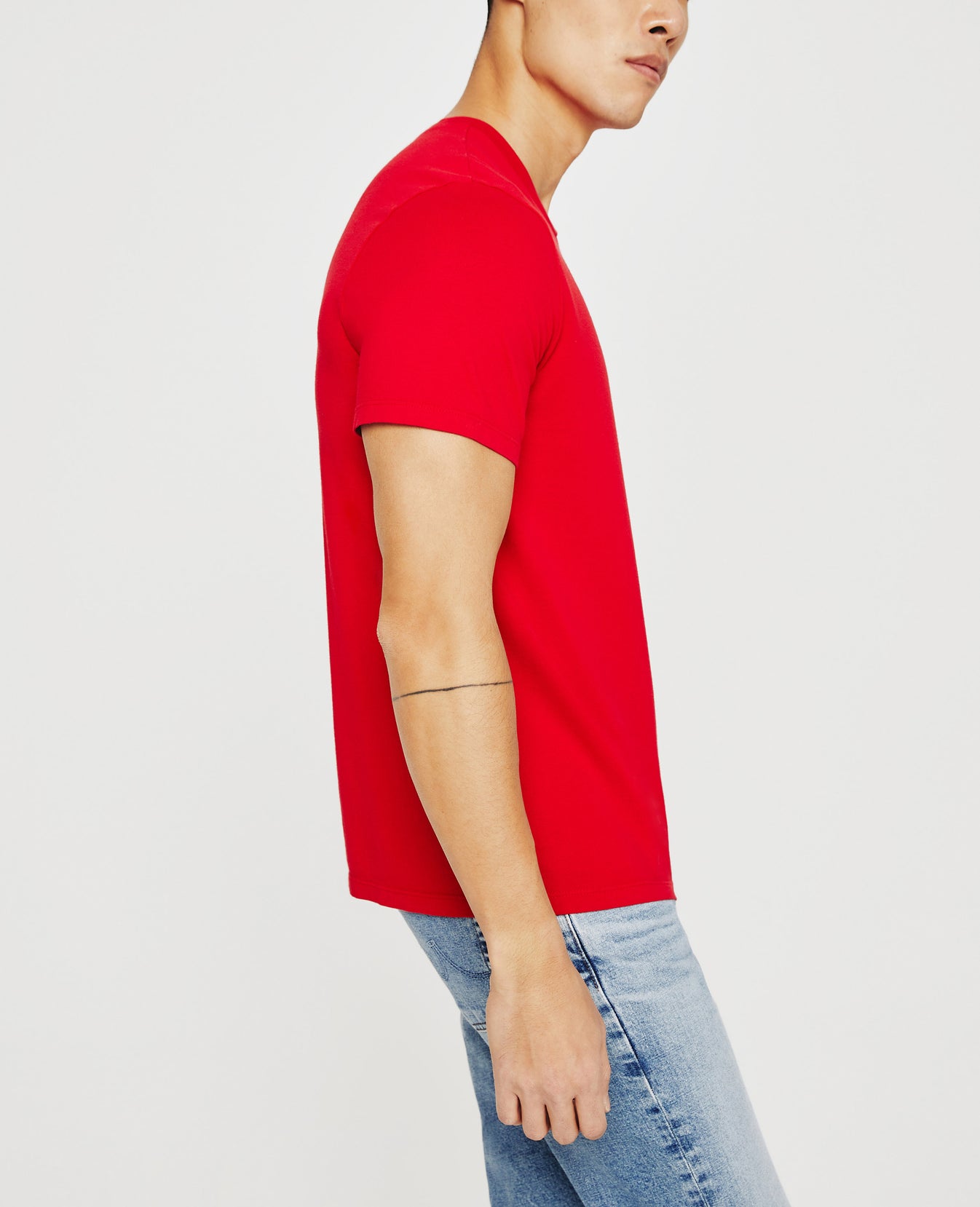 Bryce Crew True Red Mens Top Photo 4