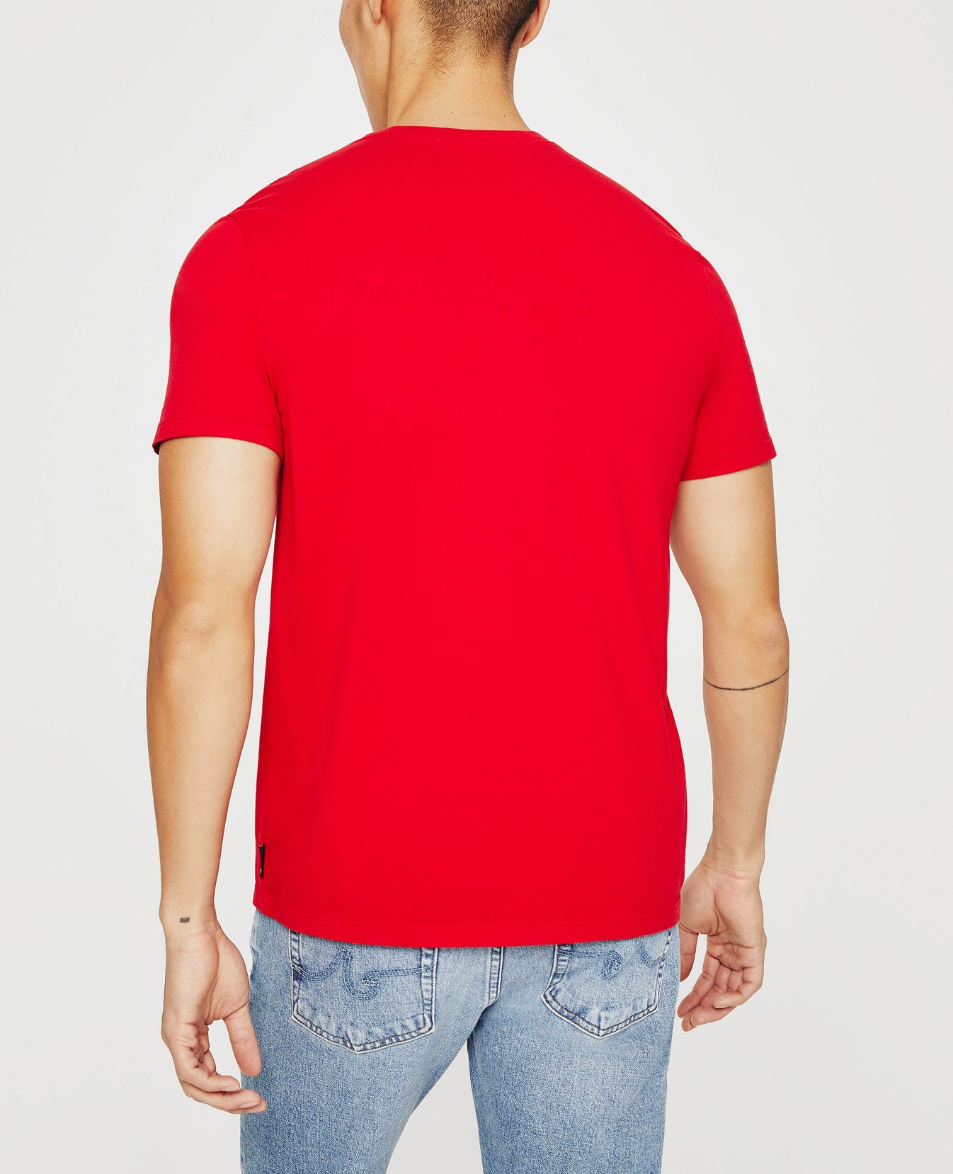 Bryce Crew True Red Mens Top Photo 5