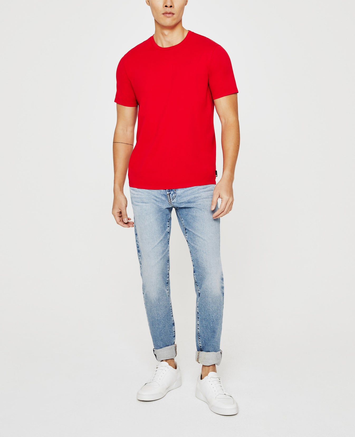 Bryce Crew True Red Mens Top Photo 6