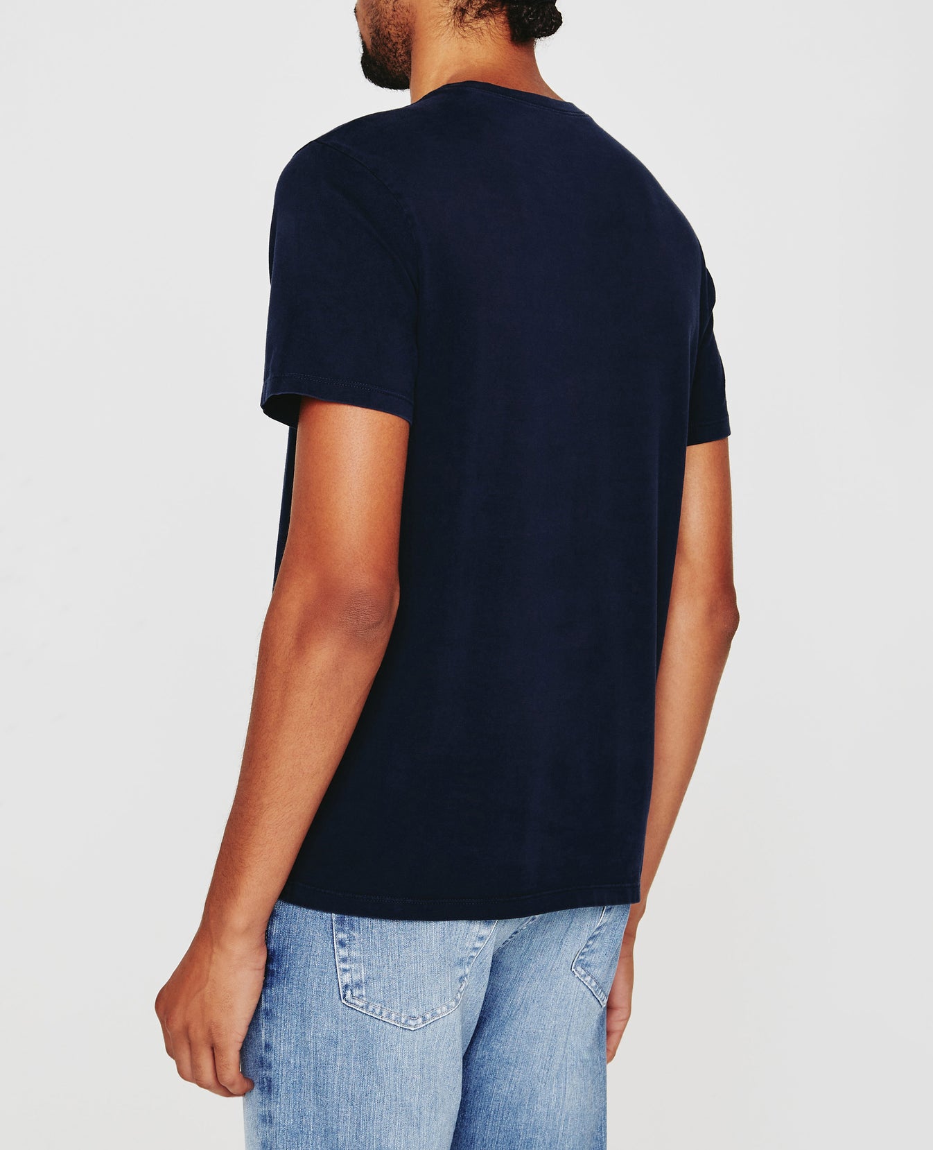 Bryce Crew Vintage Deep Navy Mens Top Photo 2