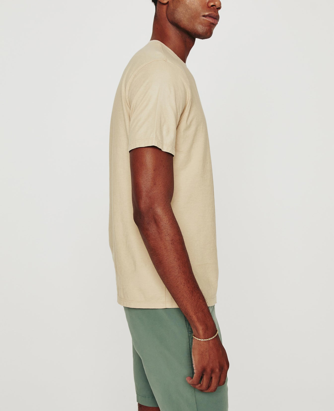 Bryce Crew Yuma Sand Classic Fit Crew Men Tops Photo 4