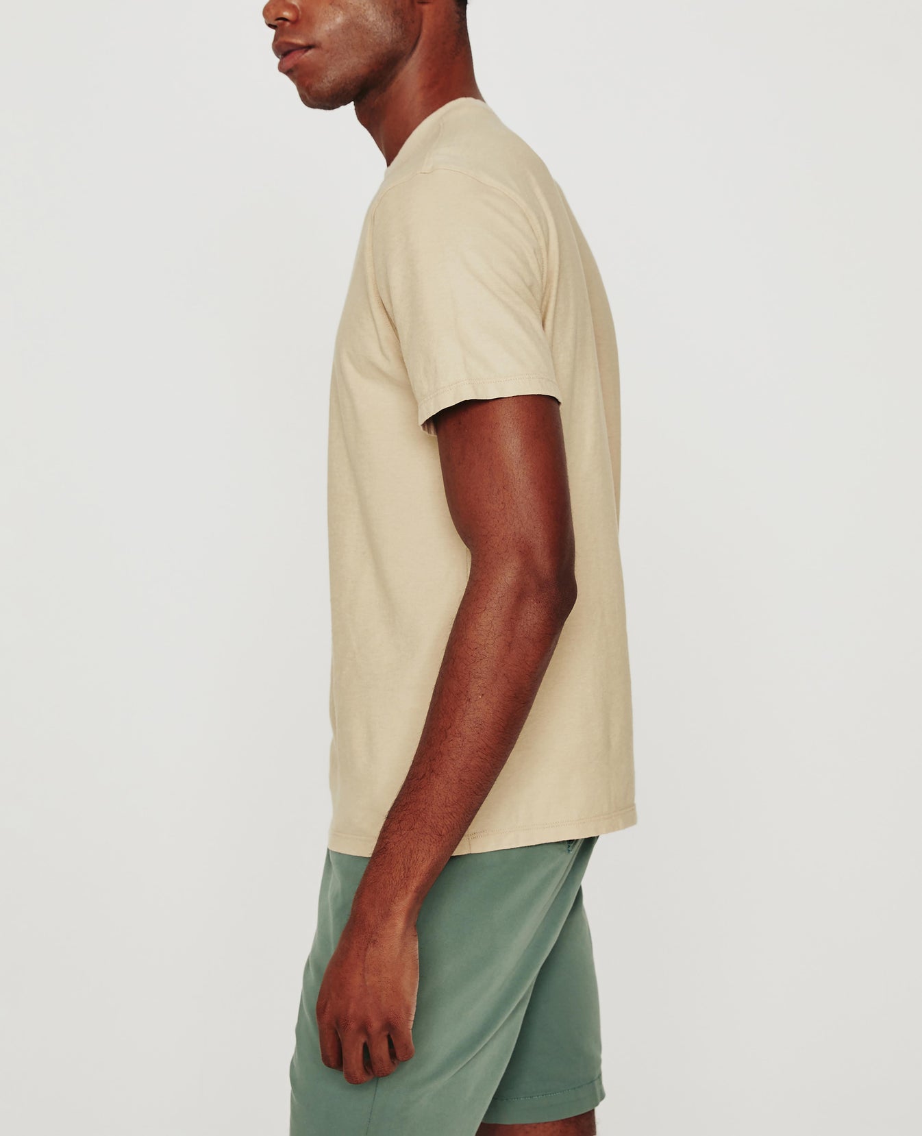 Bryce Crew Yuma Sand Classic Fit Crew Men Tops Photo 6