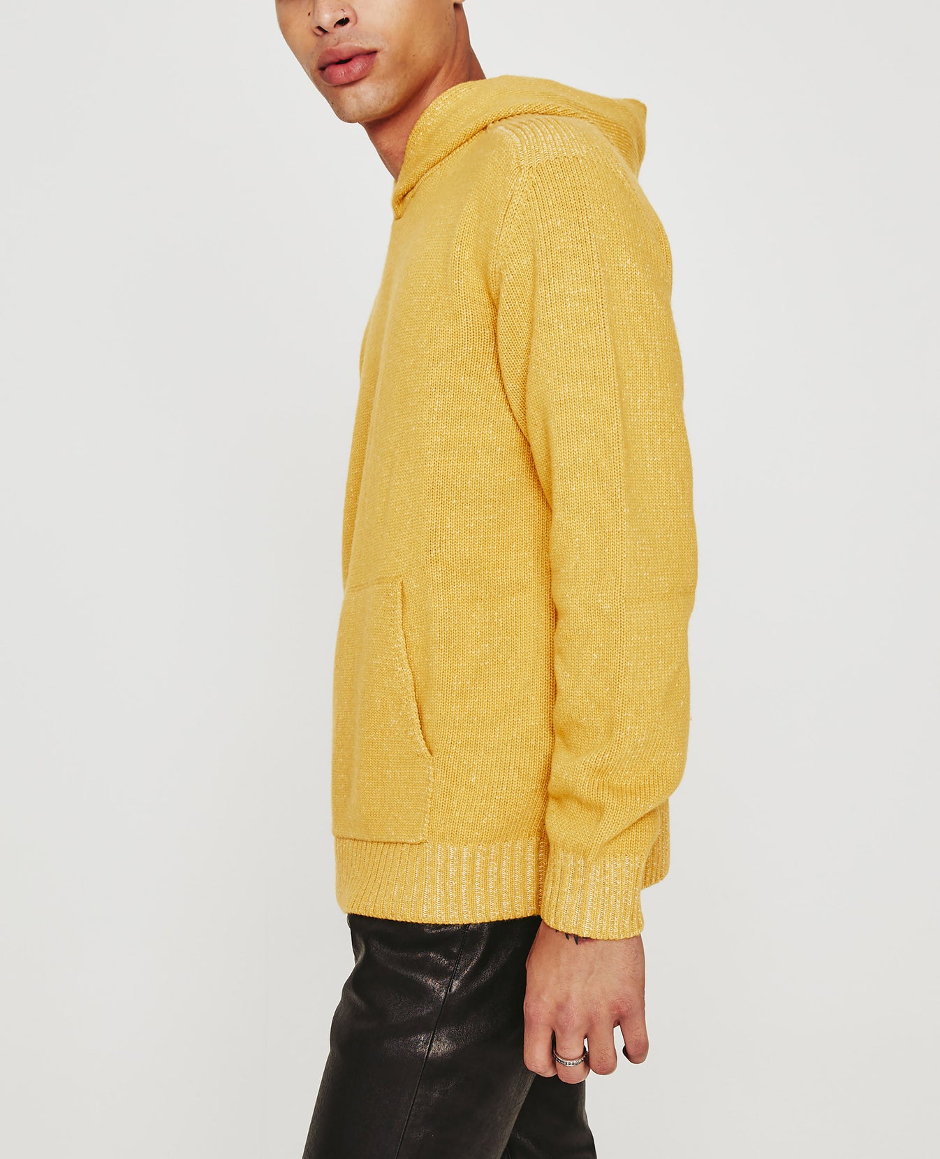 Jarren Hoodie Speckled Yellow Topaz Mens Top Photo 7