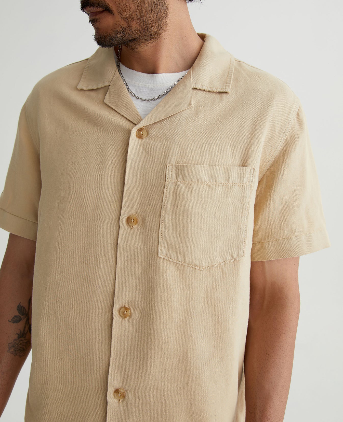 Foster Shirt Wheat Fields Mens Top Photo 3