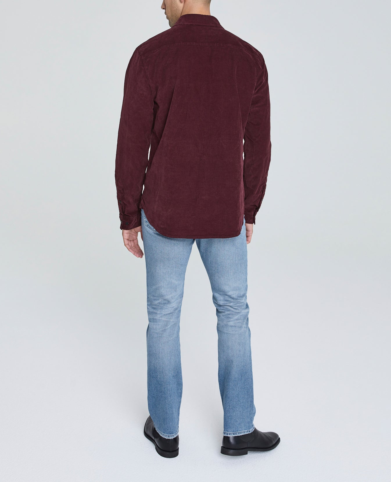 Benning Single Pocket Shirt Boysenberry Velvet Corduroy Men Tops Photo 6