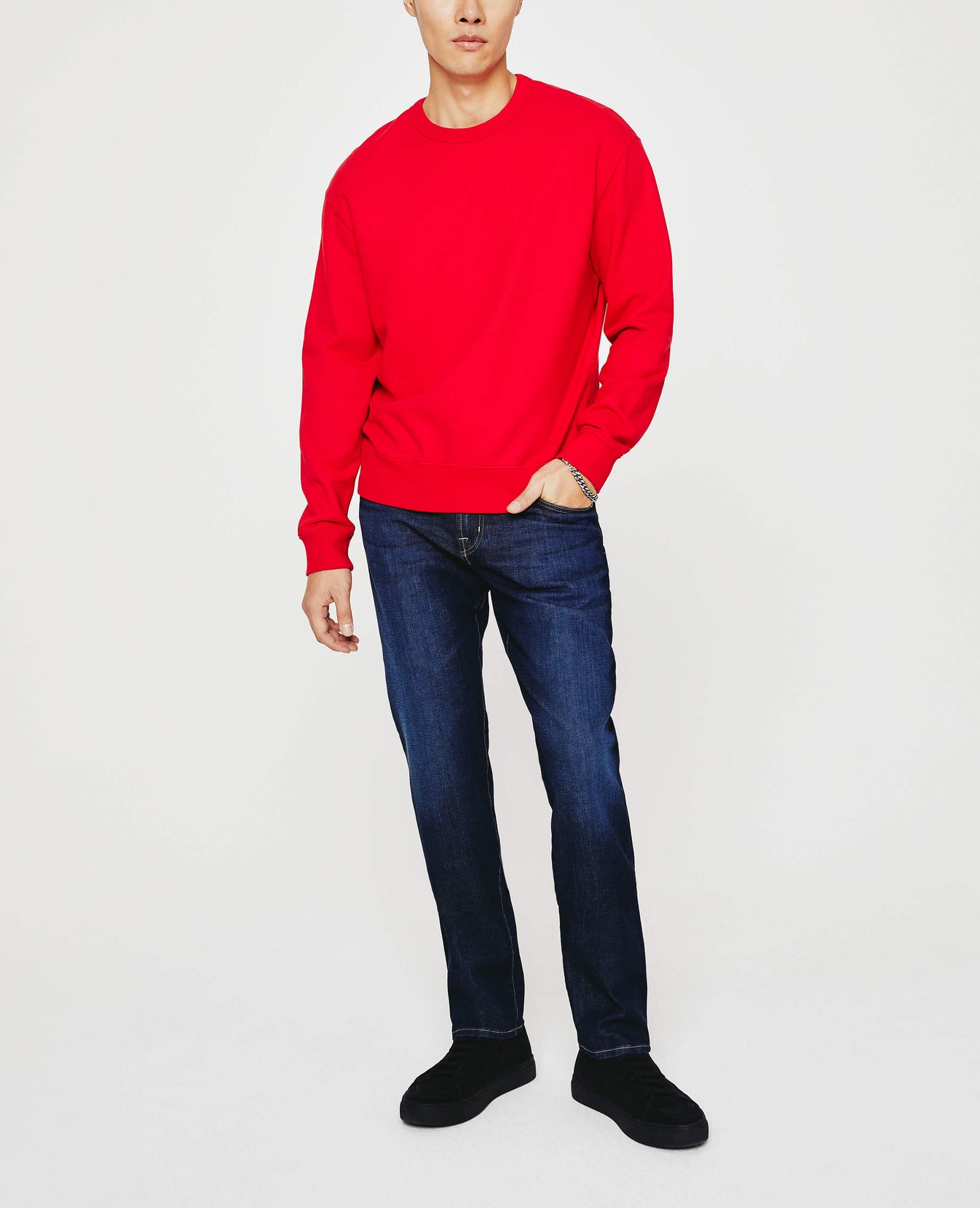 Arc Crew True Red Mens Top Photo 2