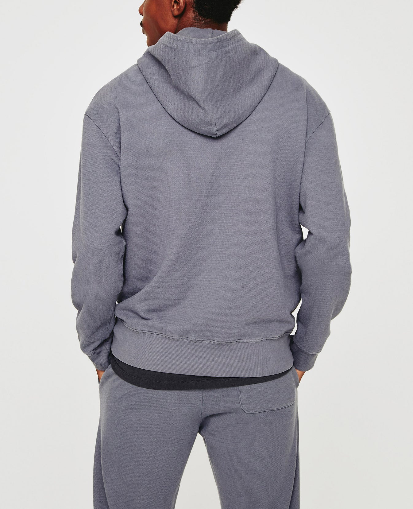 Arc Hoodie Slate Sky Relaxed Hoodie Men Top Photo 7