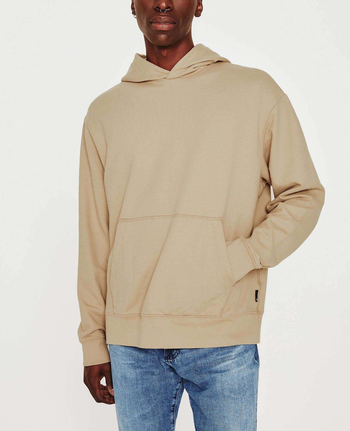 Arc Hoodie Wild Taupe Mens Top Photo 1