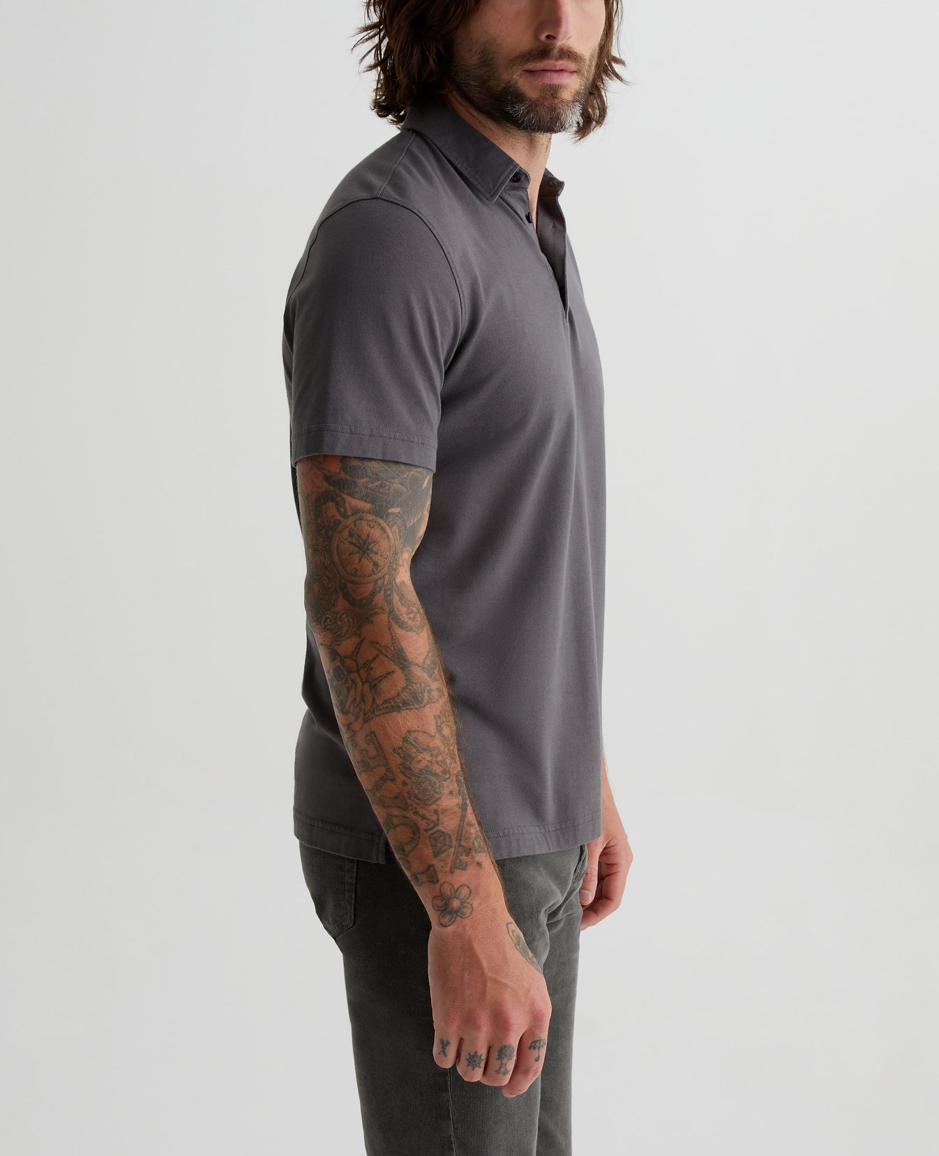 Bryce Polo Anthracite Mens Top Photo 5