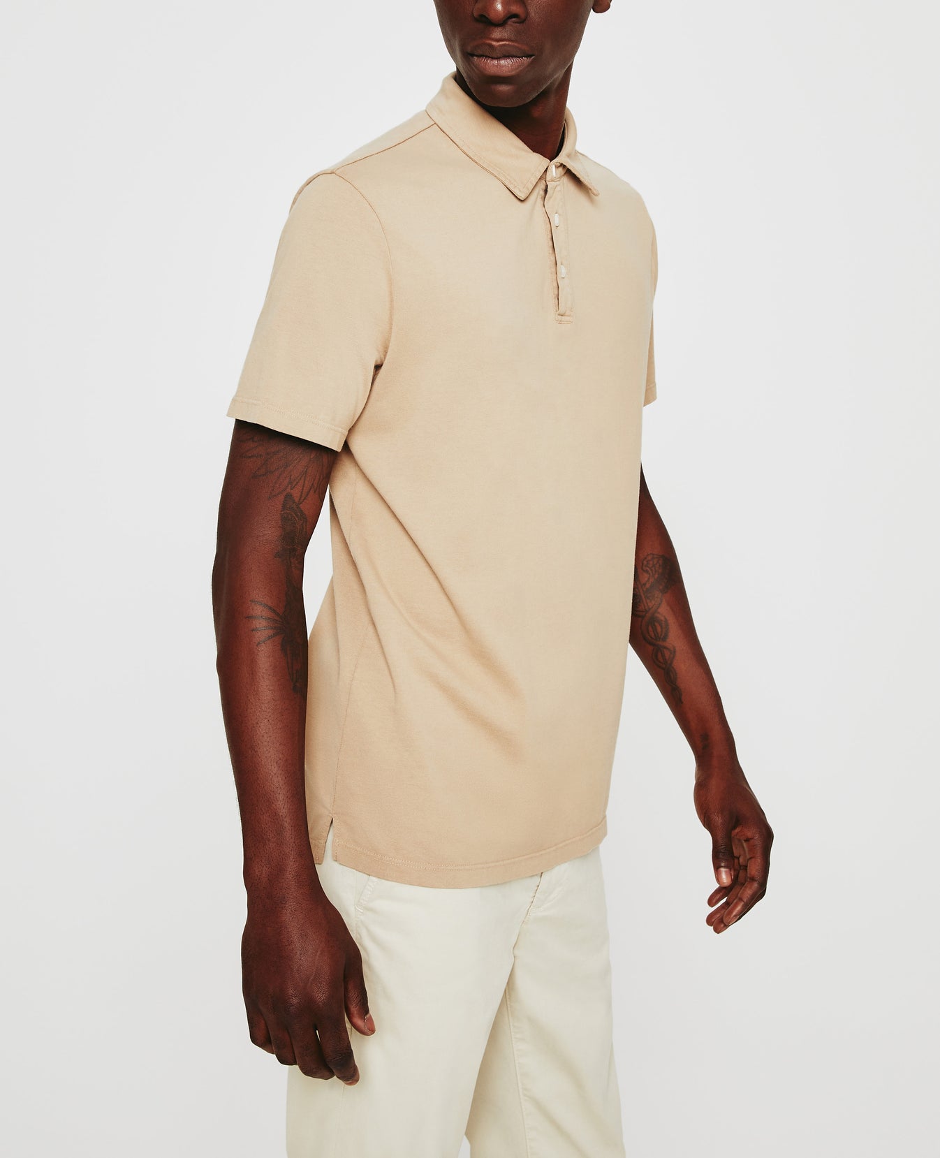 Bryce Polo Studio Taupe Mens Top Photo 1