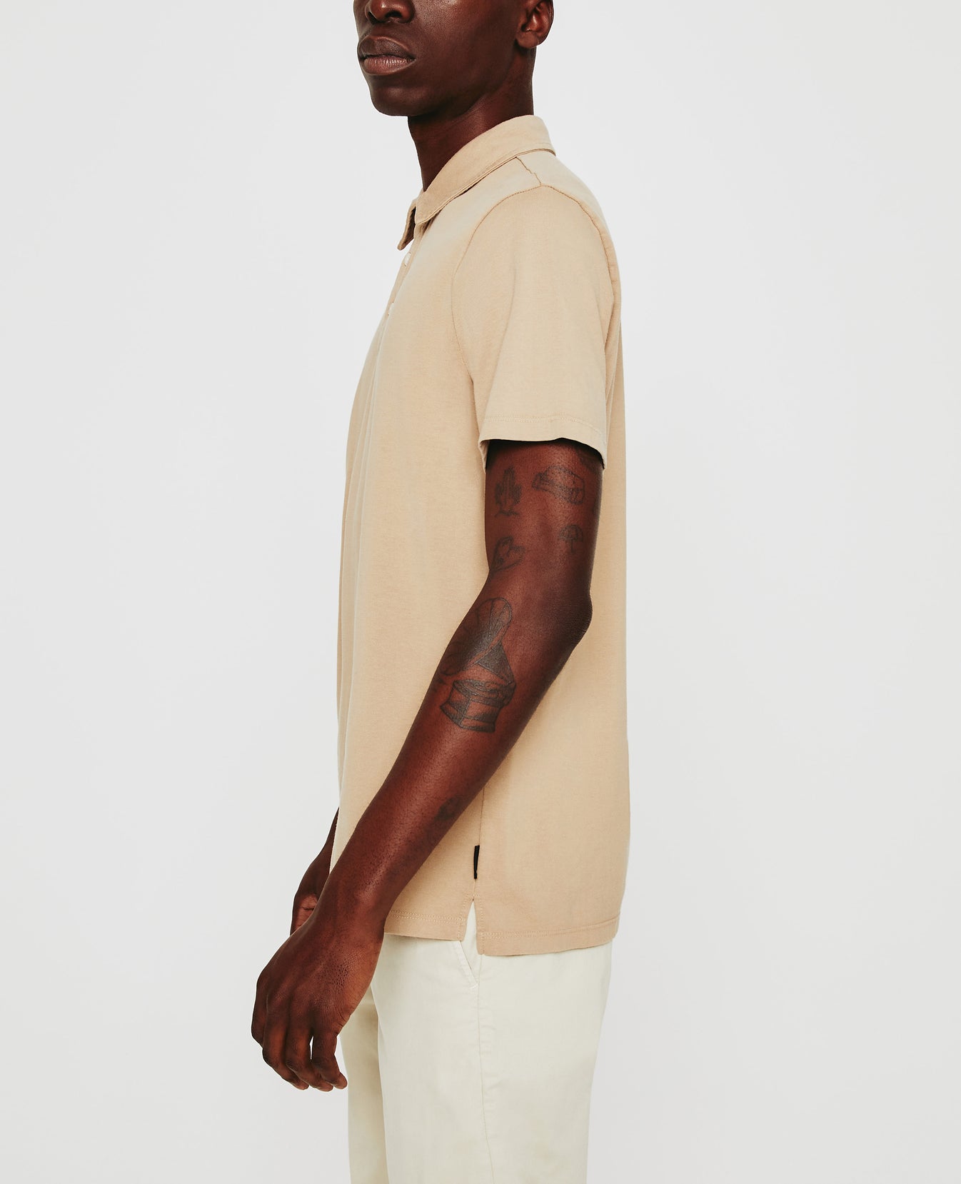 Bryce Polo Studio Taupe Mens Top Photo 2