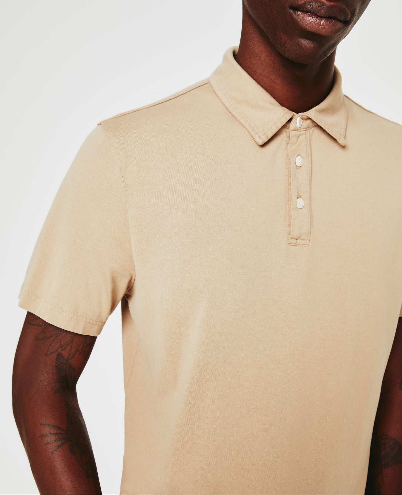 Bryce Polo Studio Taupe Mens Top Photo 3