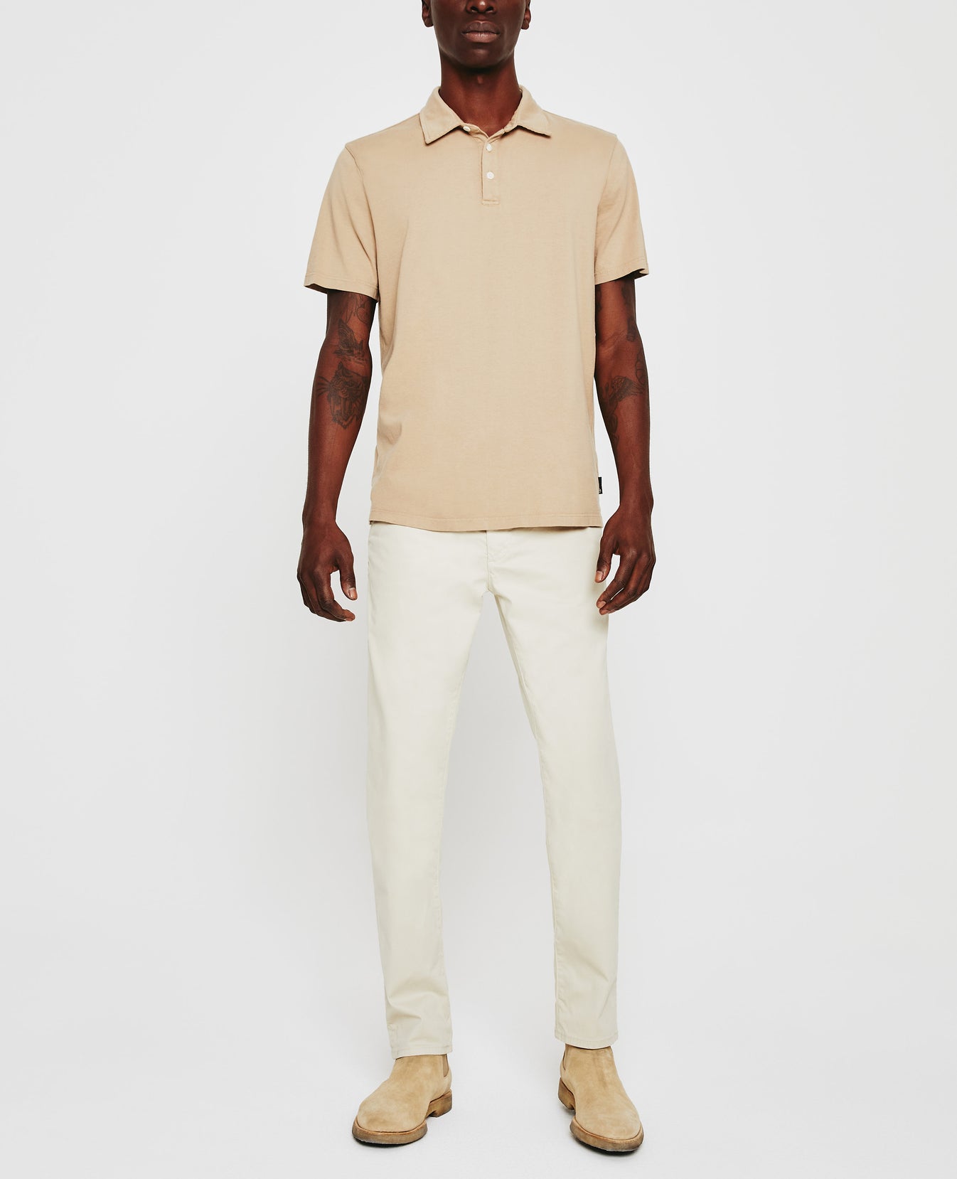 Bryce Polo Studio Taupe Mens Top Photo 4