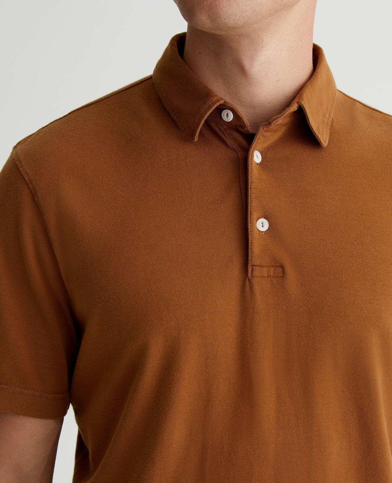 Bryce Polo Tree Bark Mens Top Photo 2