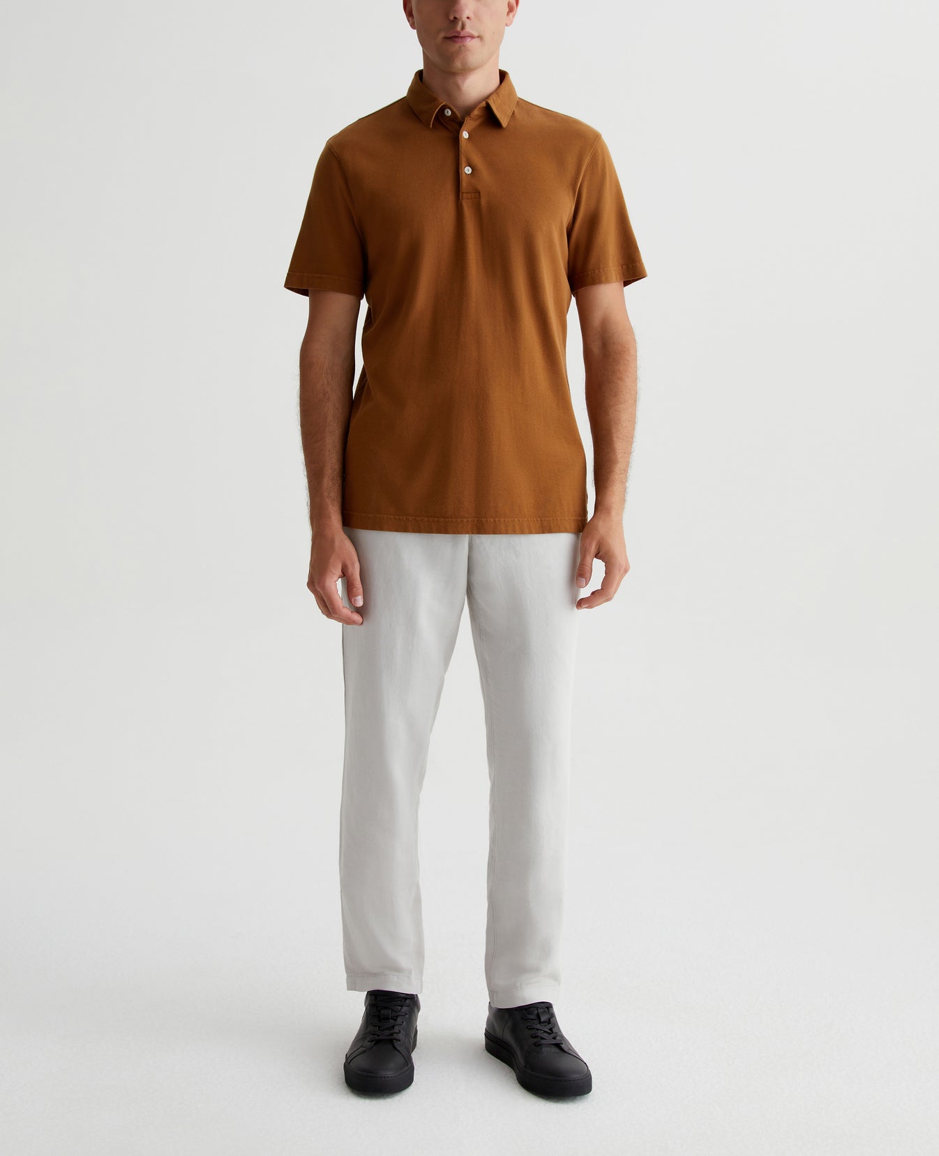 Bryce Polo Tree Bark Mens Top Photo 3