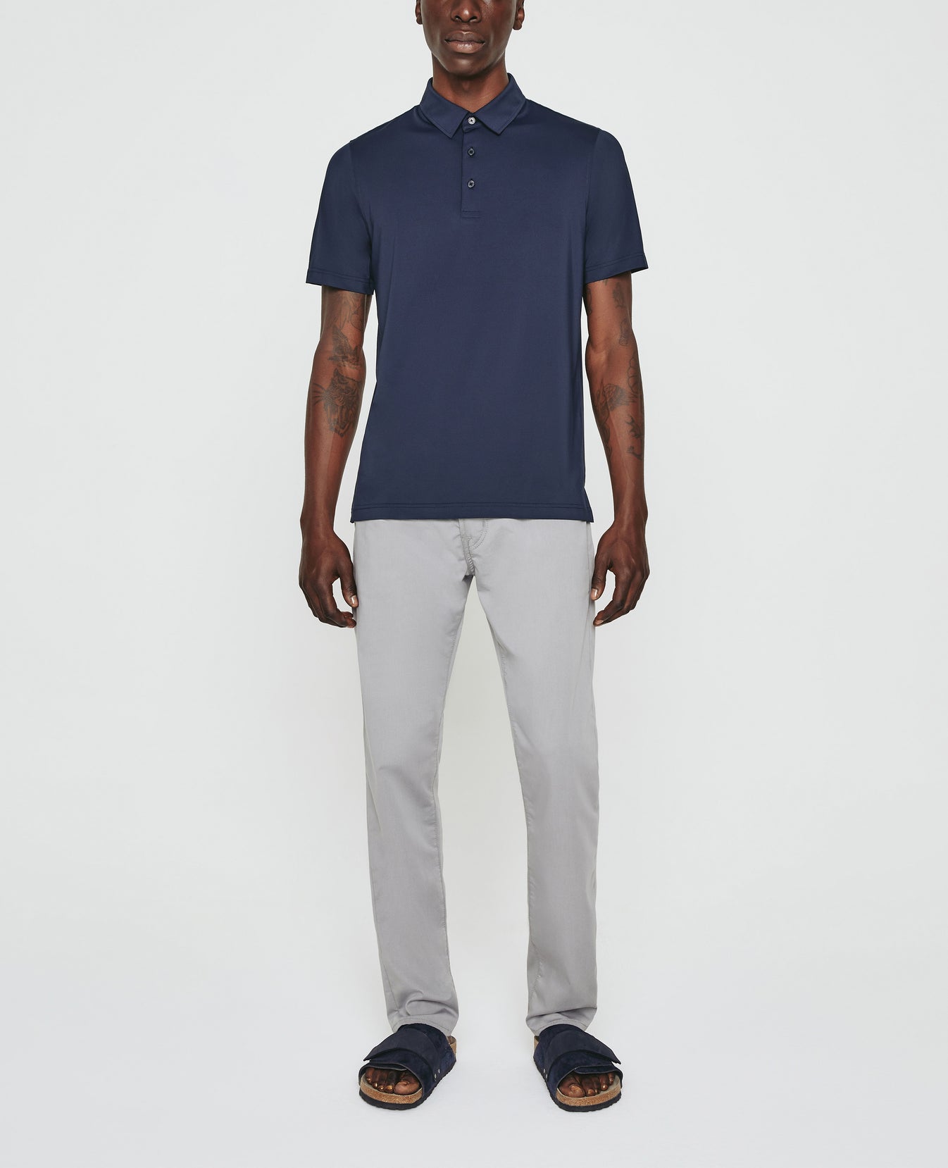 Bryce Polo Deep Navy Mens Top Photo 2