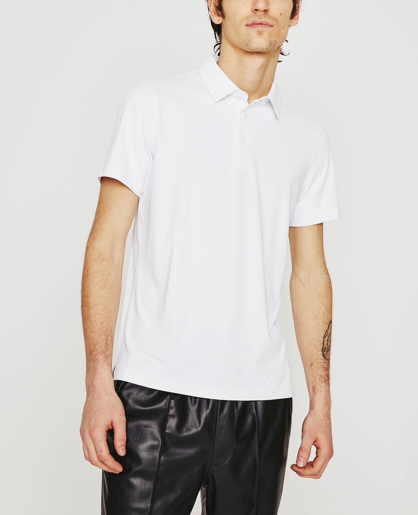 Bryce Polo True White mens Top Photo 1