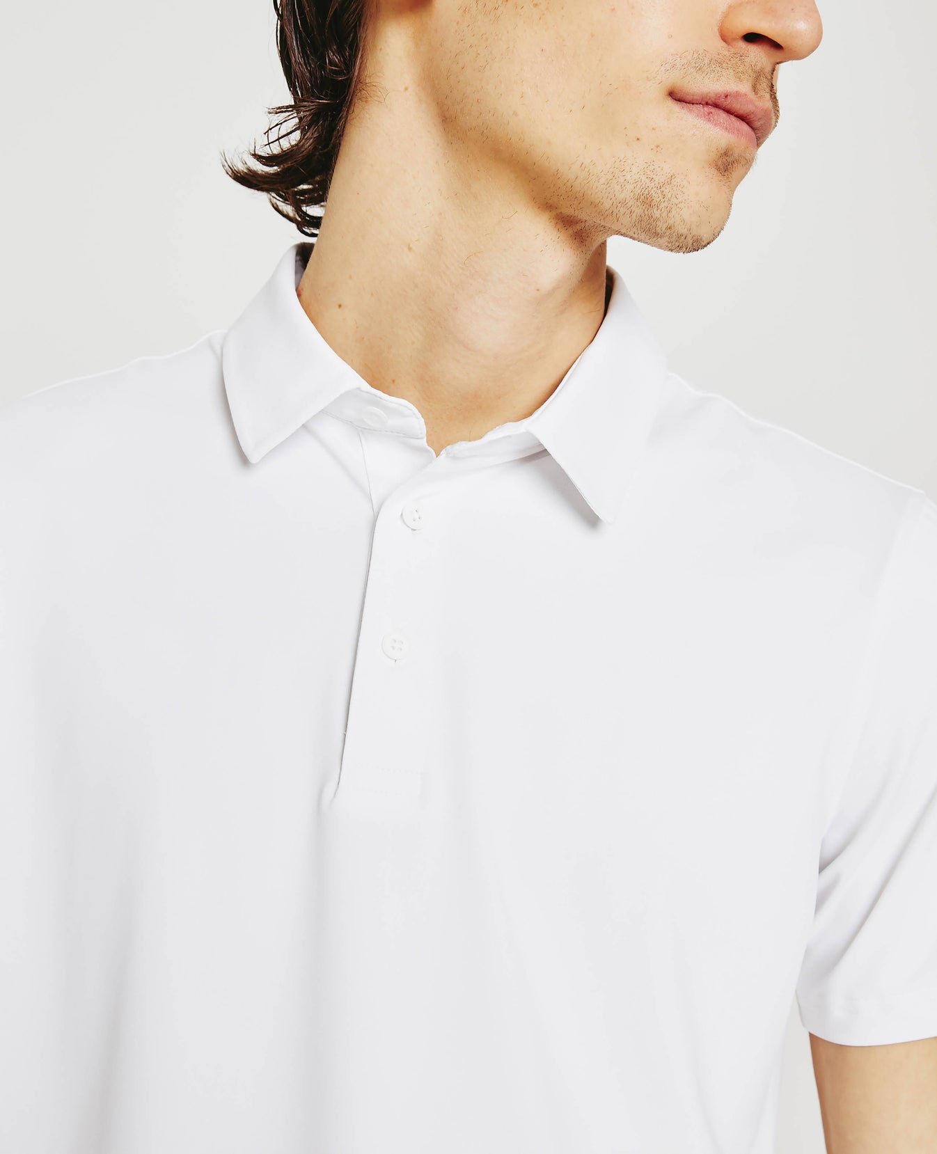 Bryce Polo True White mens Top Photo 2