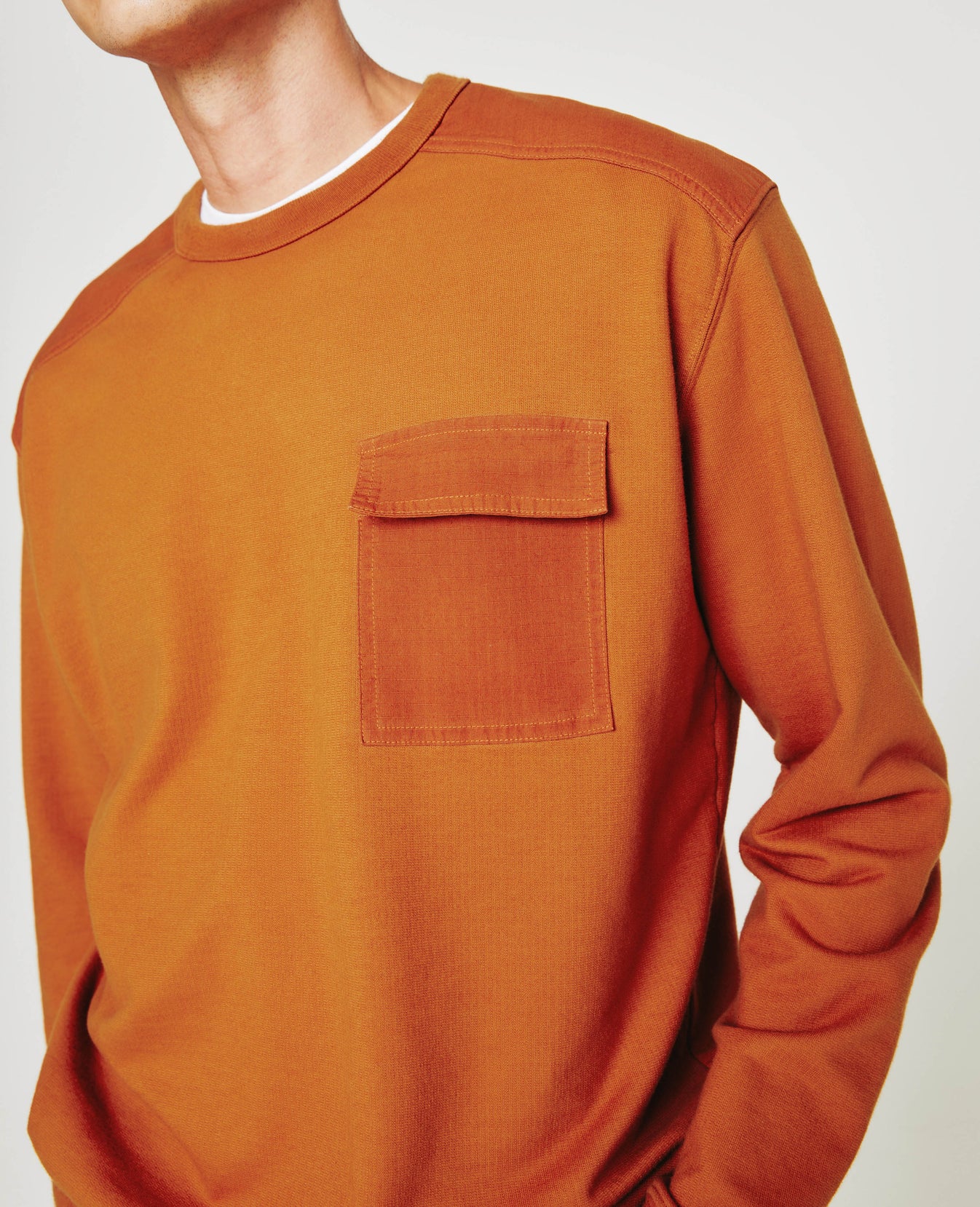 Brendan Sweatshirt Tawny Clay Mens Top Photo 2