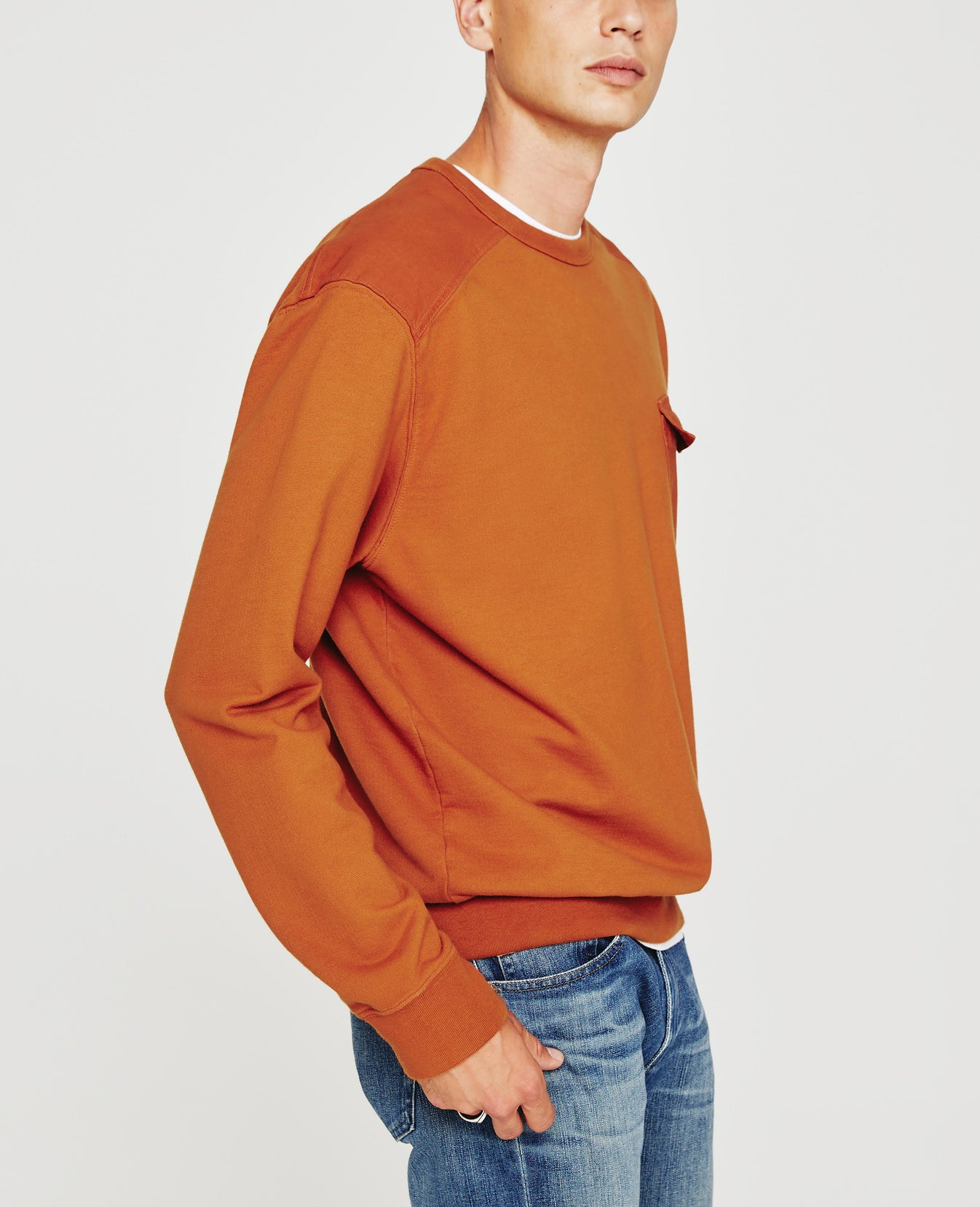 Brendan Sweatshirt Tawny Clay Mens Top Photo 4