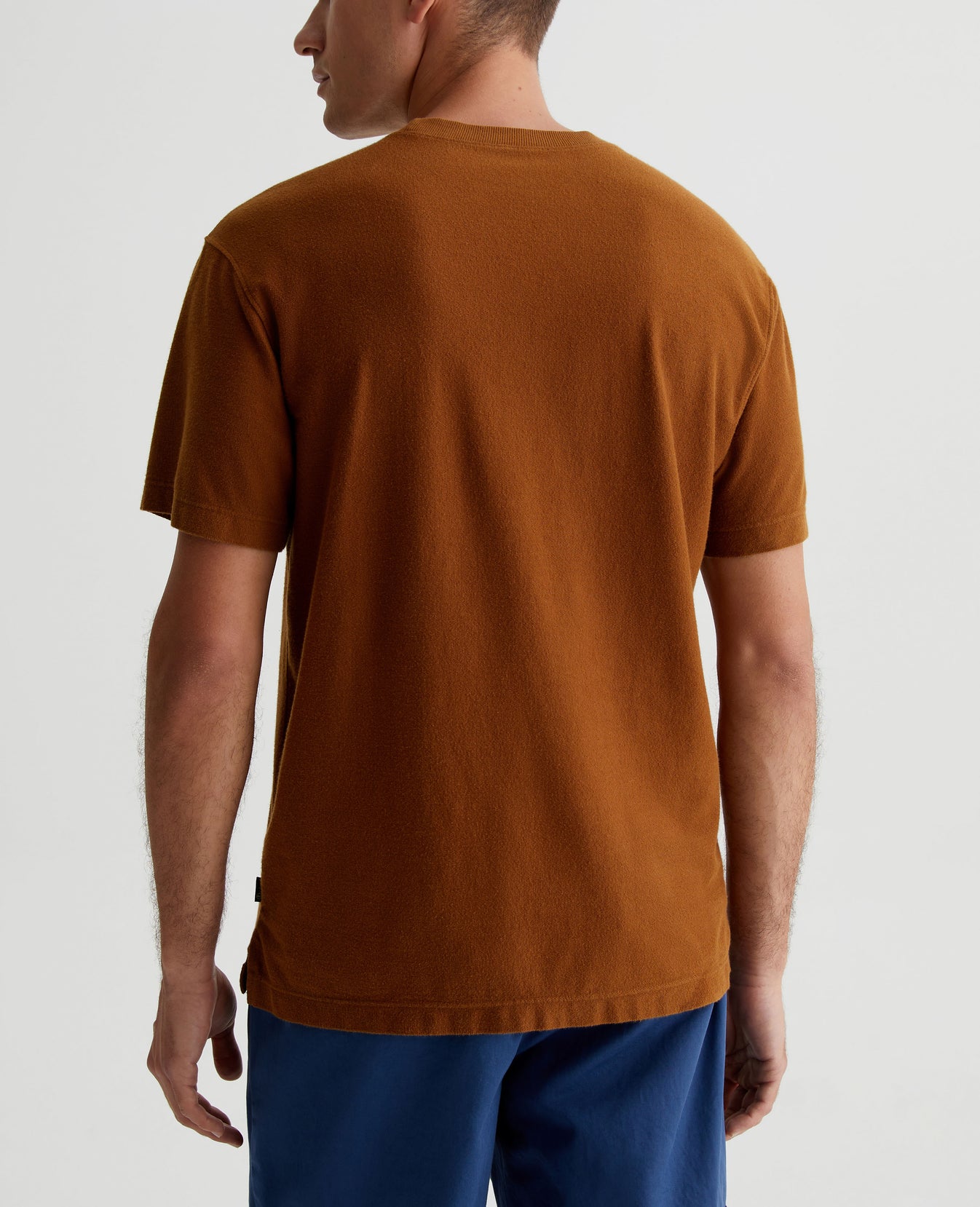 Wesley Crew Tree Bark Mens Top Photo 6