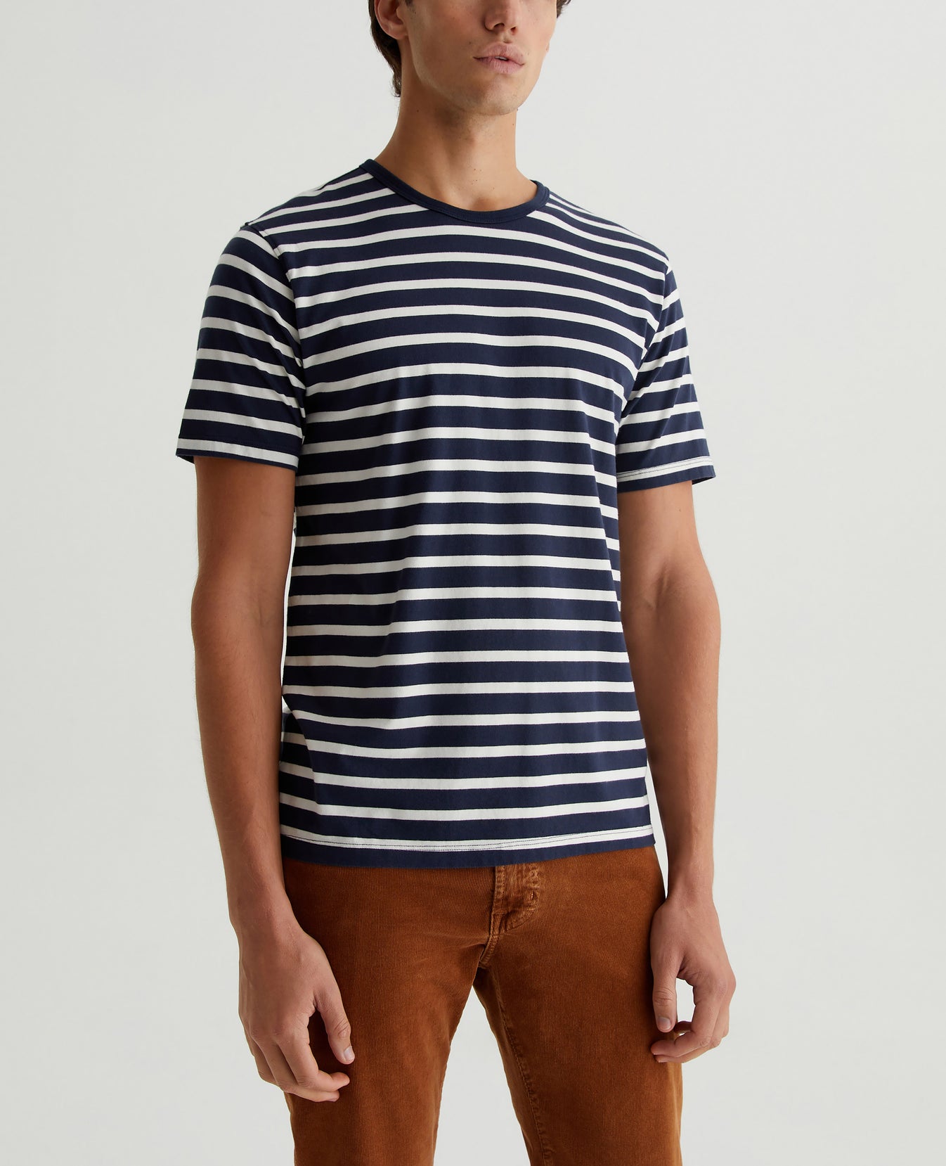 Bryce Crew Deep Navy/Ivory Dust Mens Top Photo 1