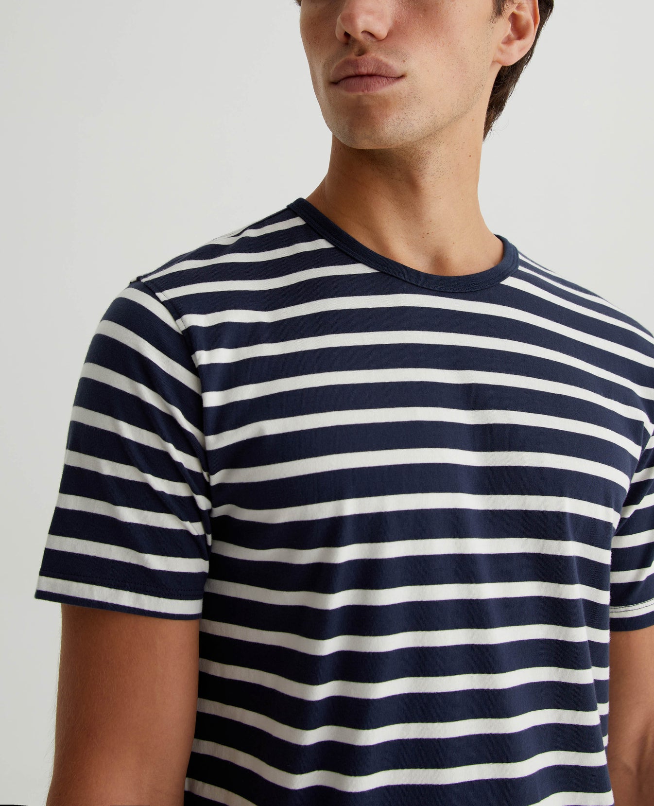 Bryce Crew Deep Navy/Ivory Dust Mens Top Photo 3