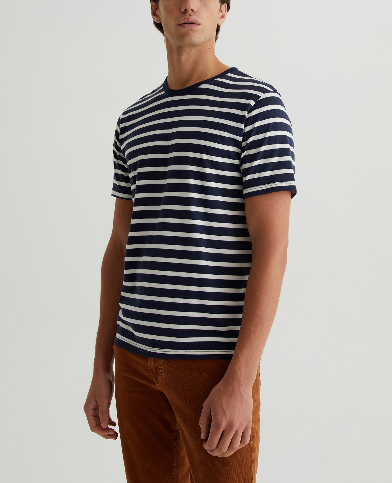 Bryce Crew Deep Navy/Ivory Dust Mens Top Photo 4