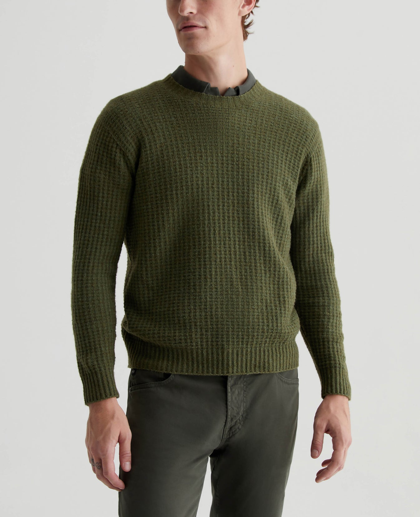 Jayson Crew Fern Green Mens Top Photo 2