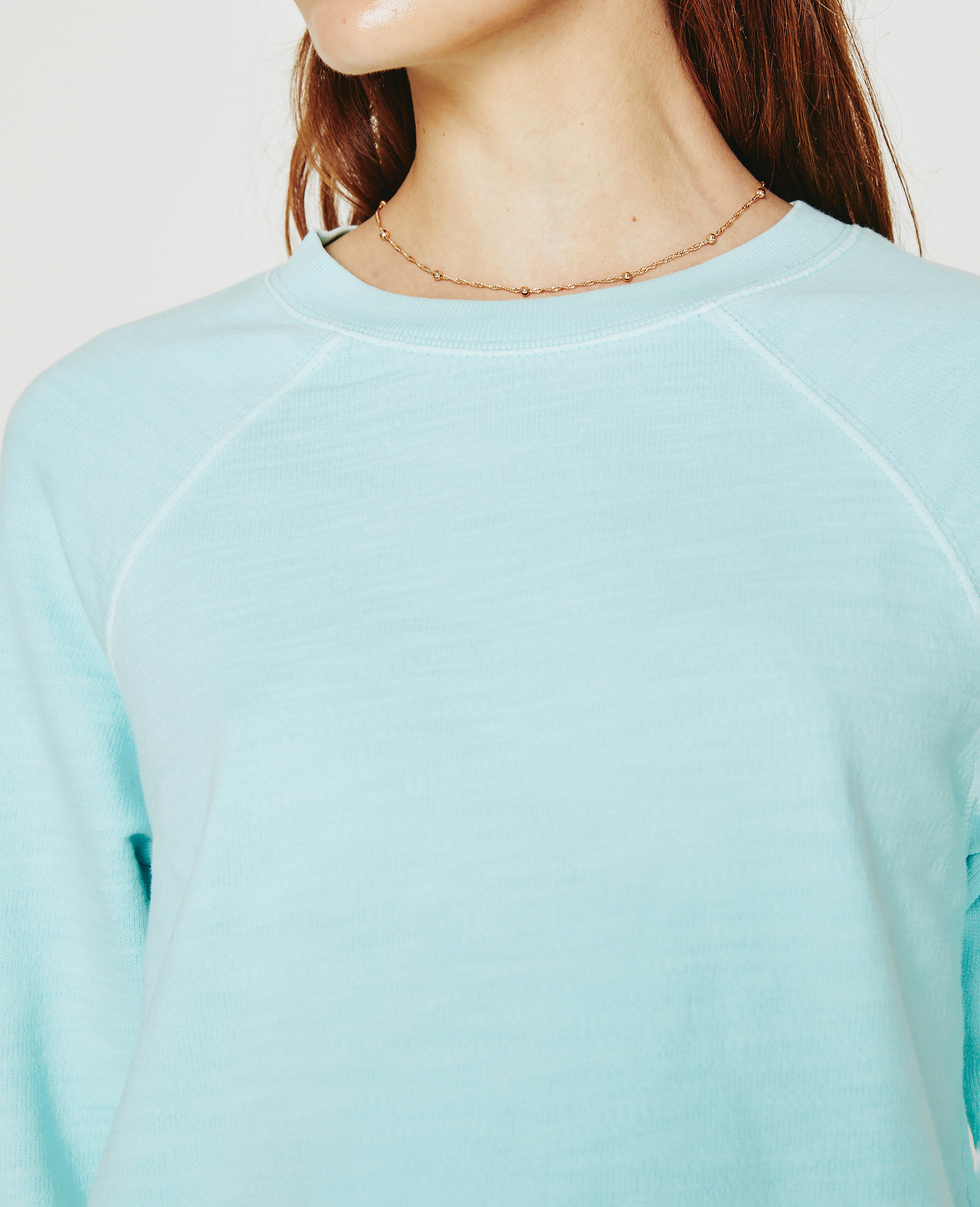 Jadyn Sulfur X Ocean Stone Vintage Sweatshirt Women Tops Photo 3